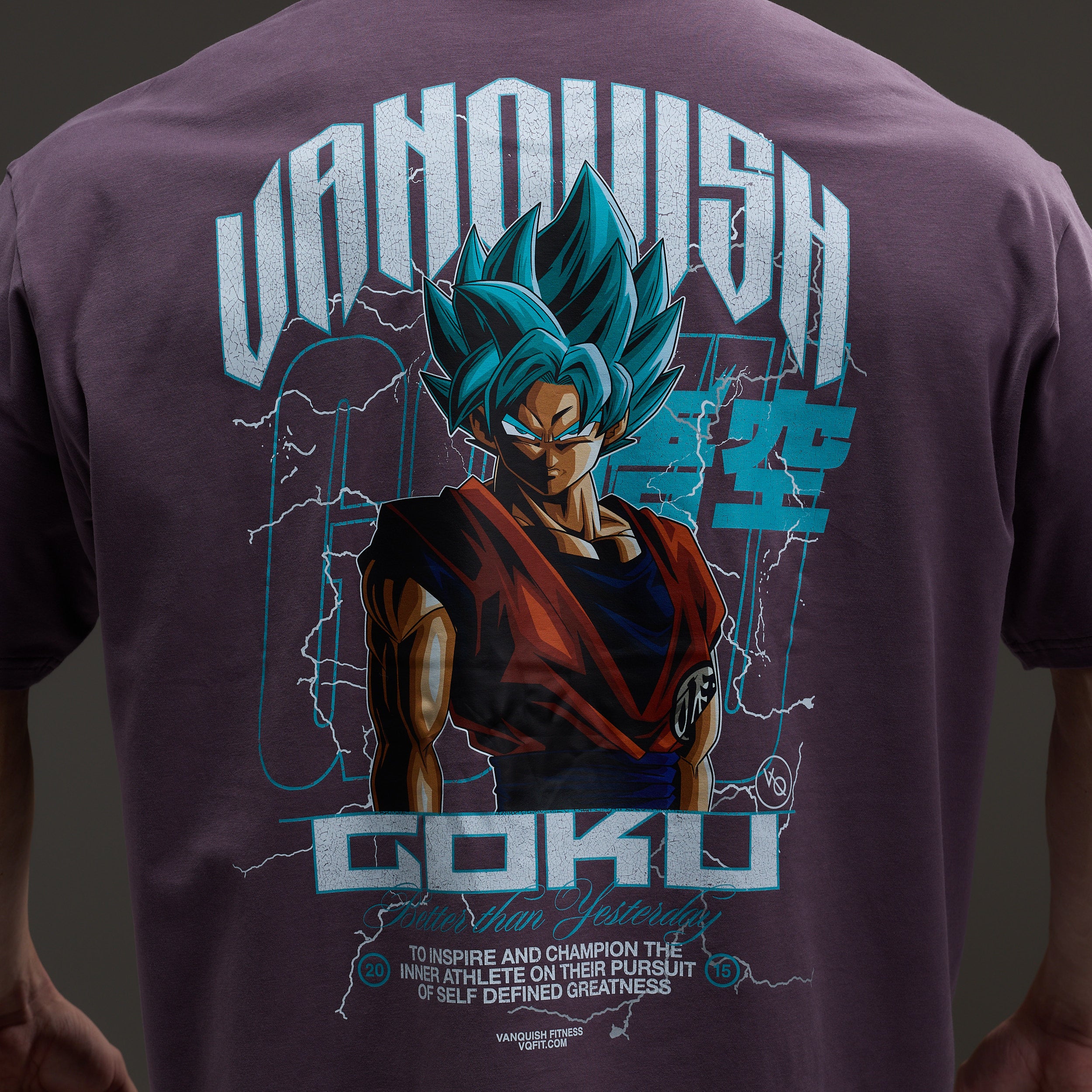 Vanquish DBS Goku SSGSS Nightshade Oversized T Shirt