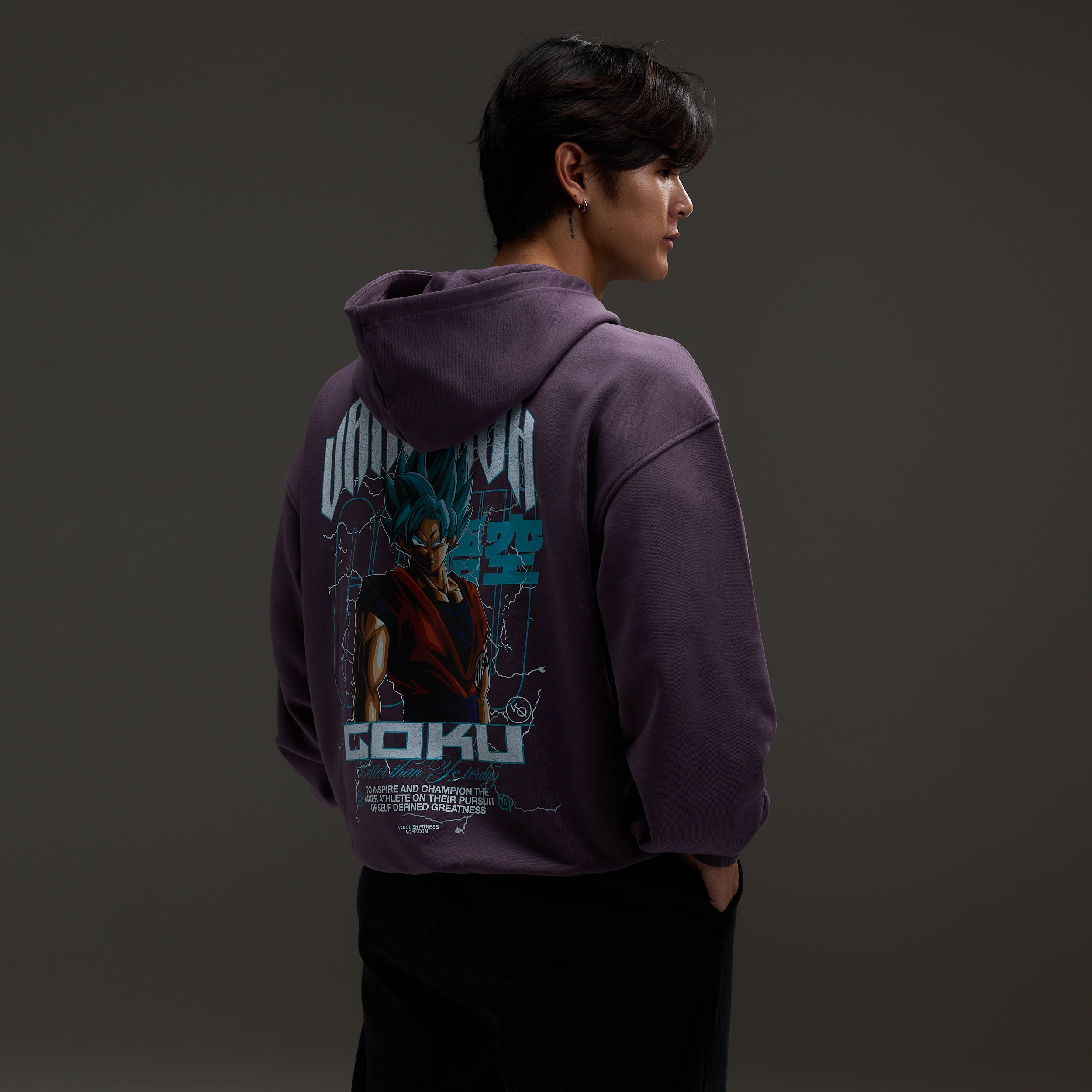 Vanquish DBS Goku SSGSS Nightshade Oversized Hoodie