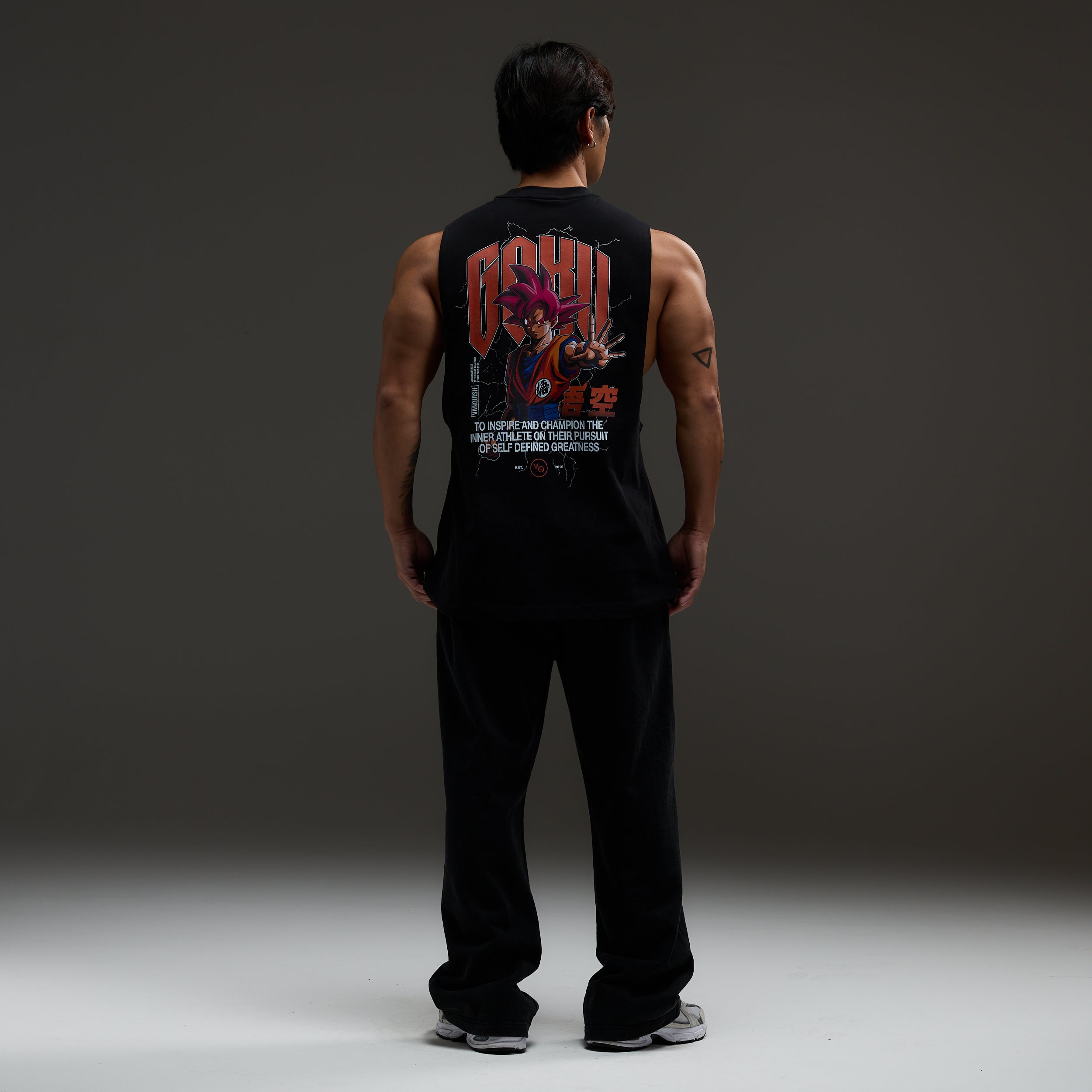 Vanquish DBS Goku Black Sleeveless T Shirt