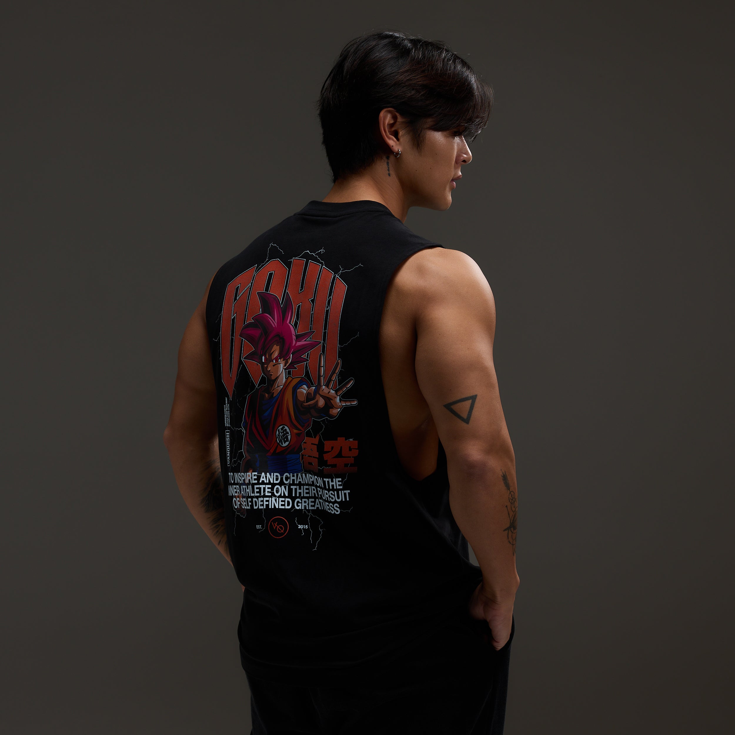 Vanquish DBS Goku Black Sleeveless T Shirt