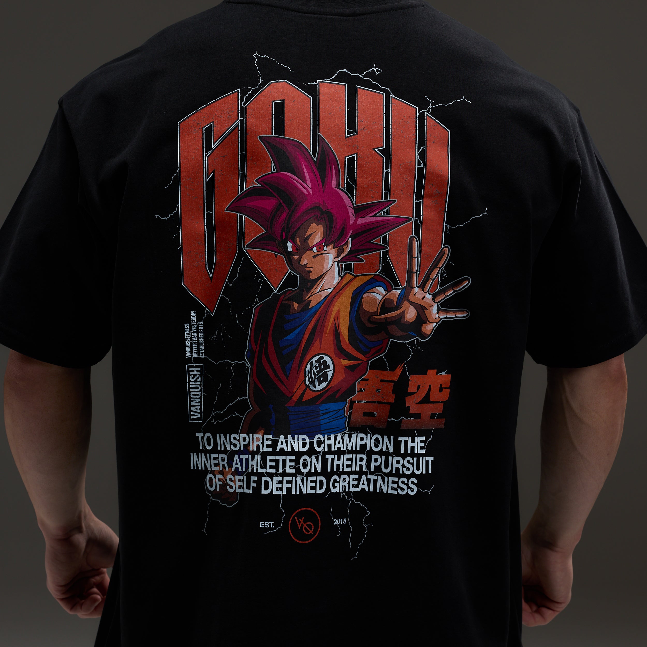 Vanquish DBS Goku Black Oversized T Shirt