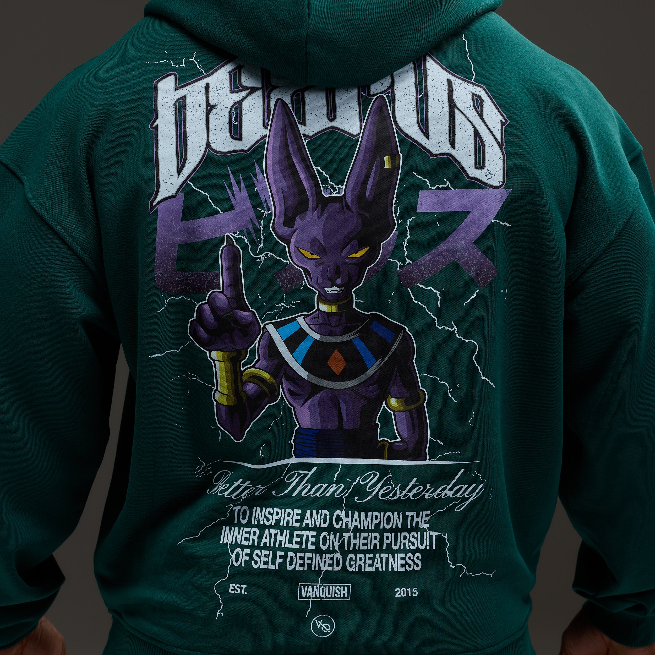 Vanquish DBS Beerus Green Hoodie