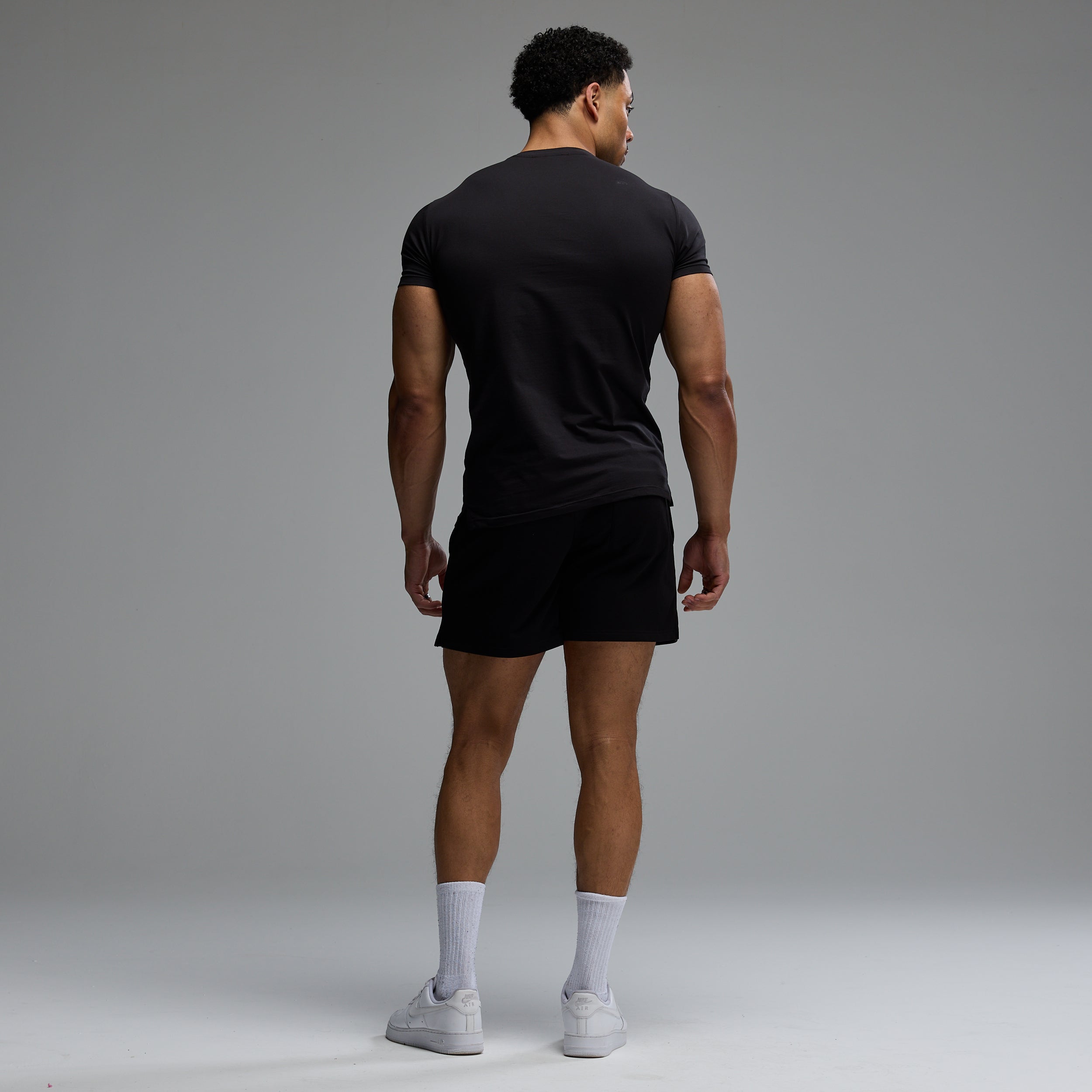 ACADEMY ARCH BLACK SLIM FIT T SHIRT