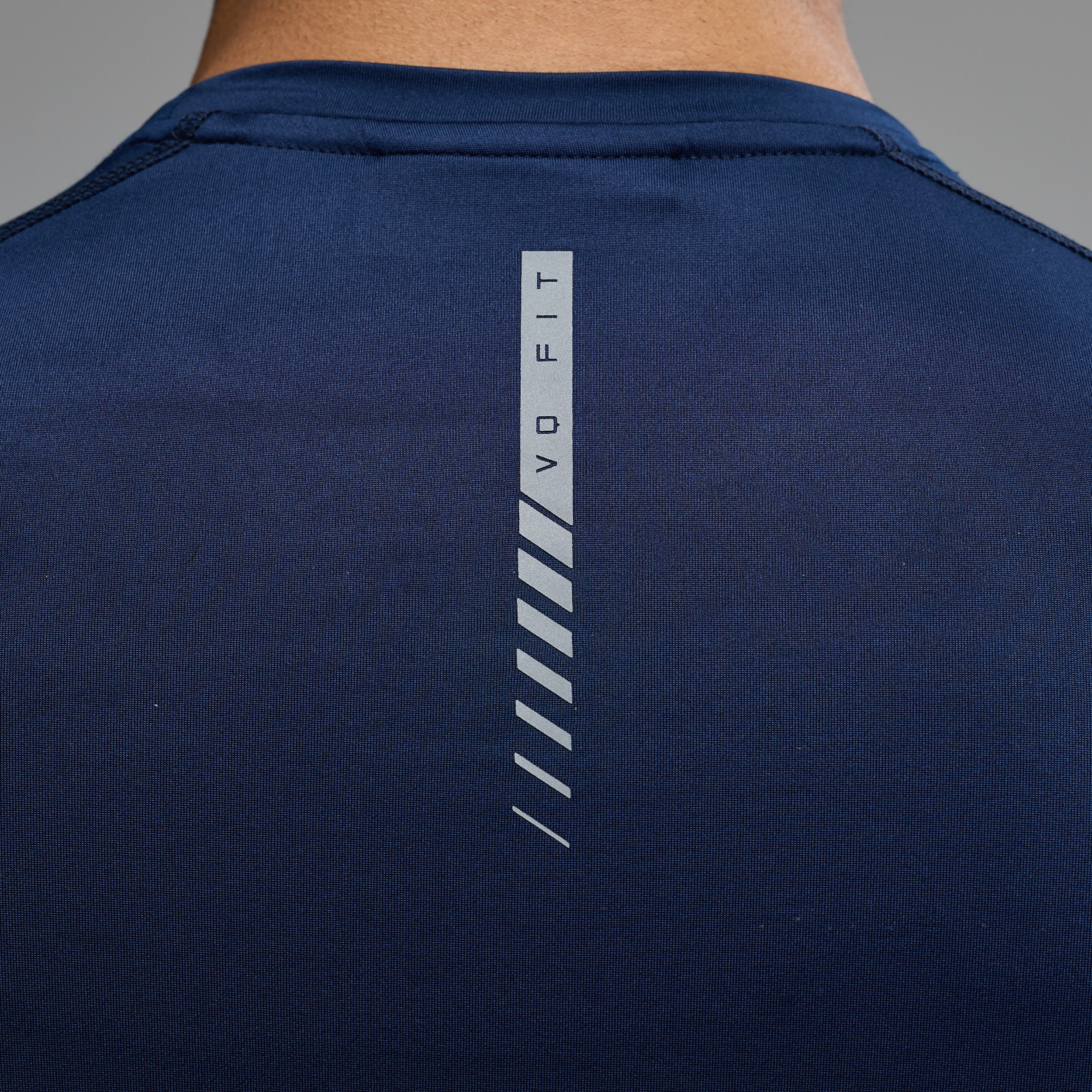ACADEMY NAVY SLIM FIT PERFORMANCE T SHIRT