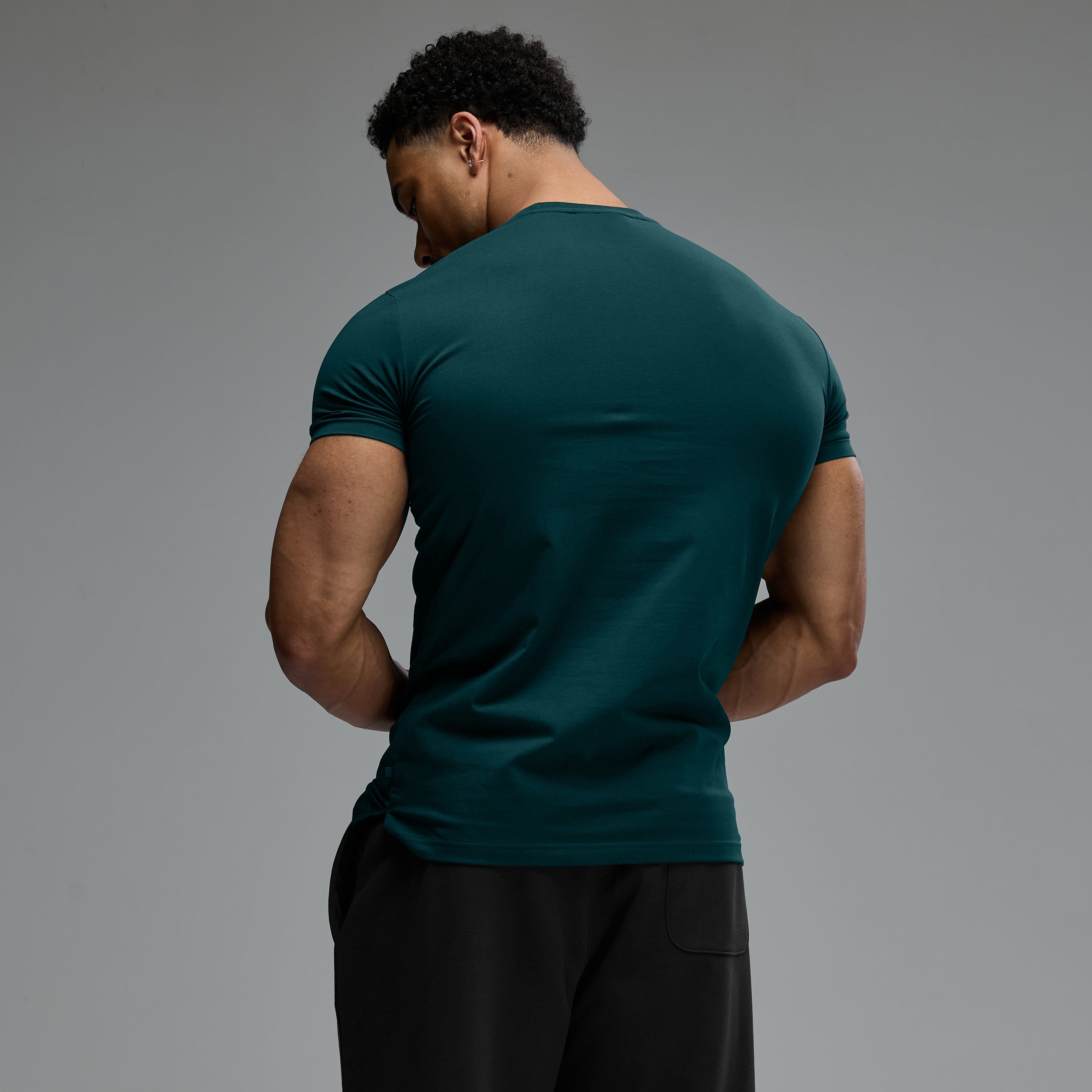VANQUISH ESSENTIAL TEAL SLIM FIT SHORT SLEEVE TSHIRT