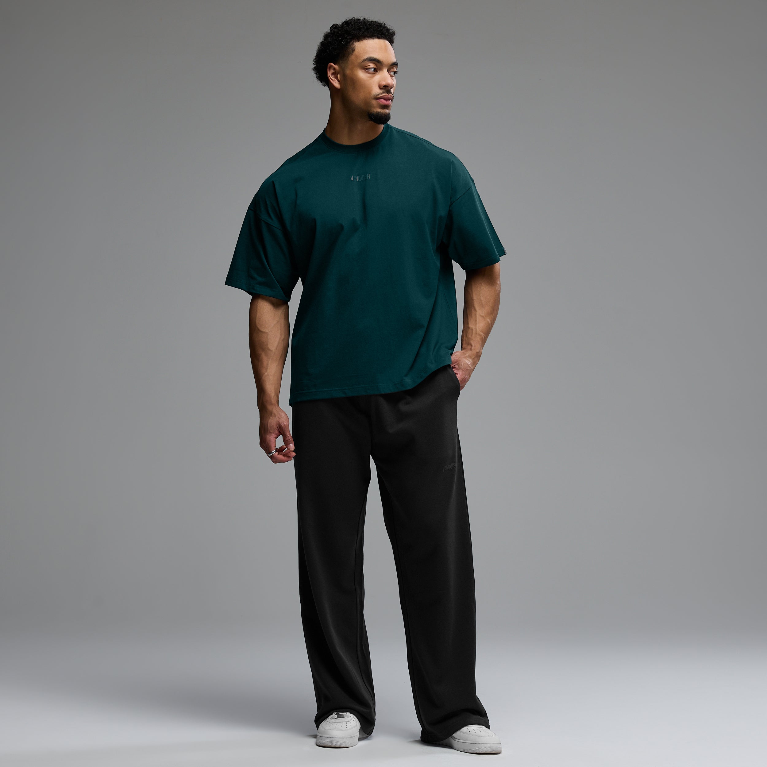 VANQUISH ESSENTIAL TEAL OVERSIZED TSHIRT