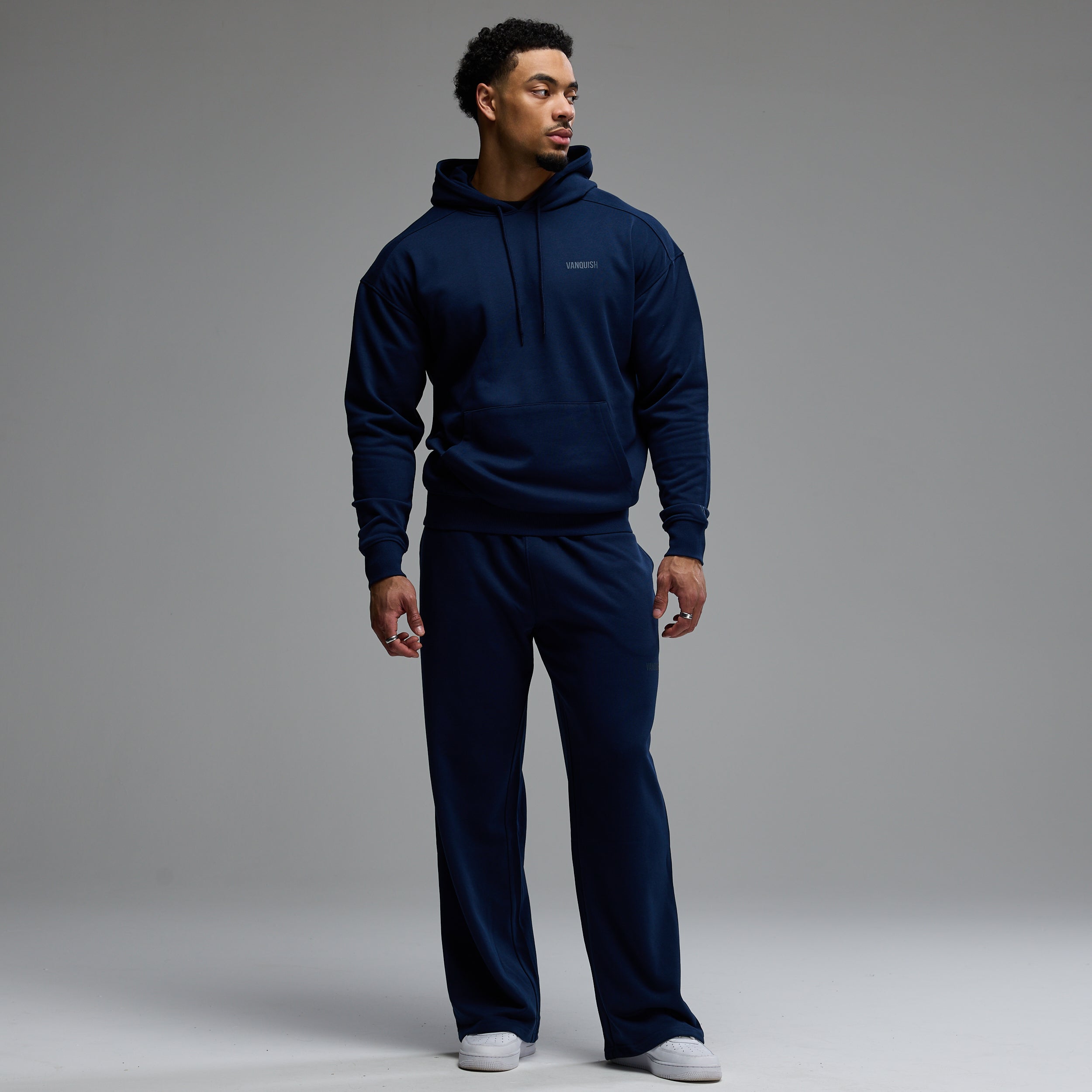 Vanquish Essential Navy Pullover Hoodie