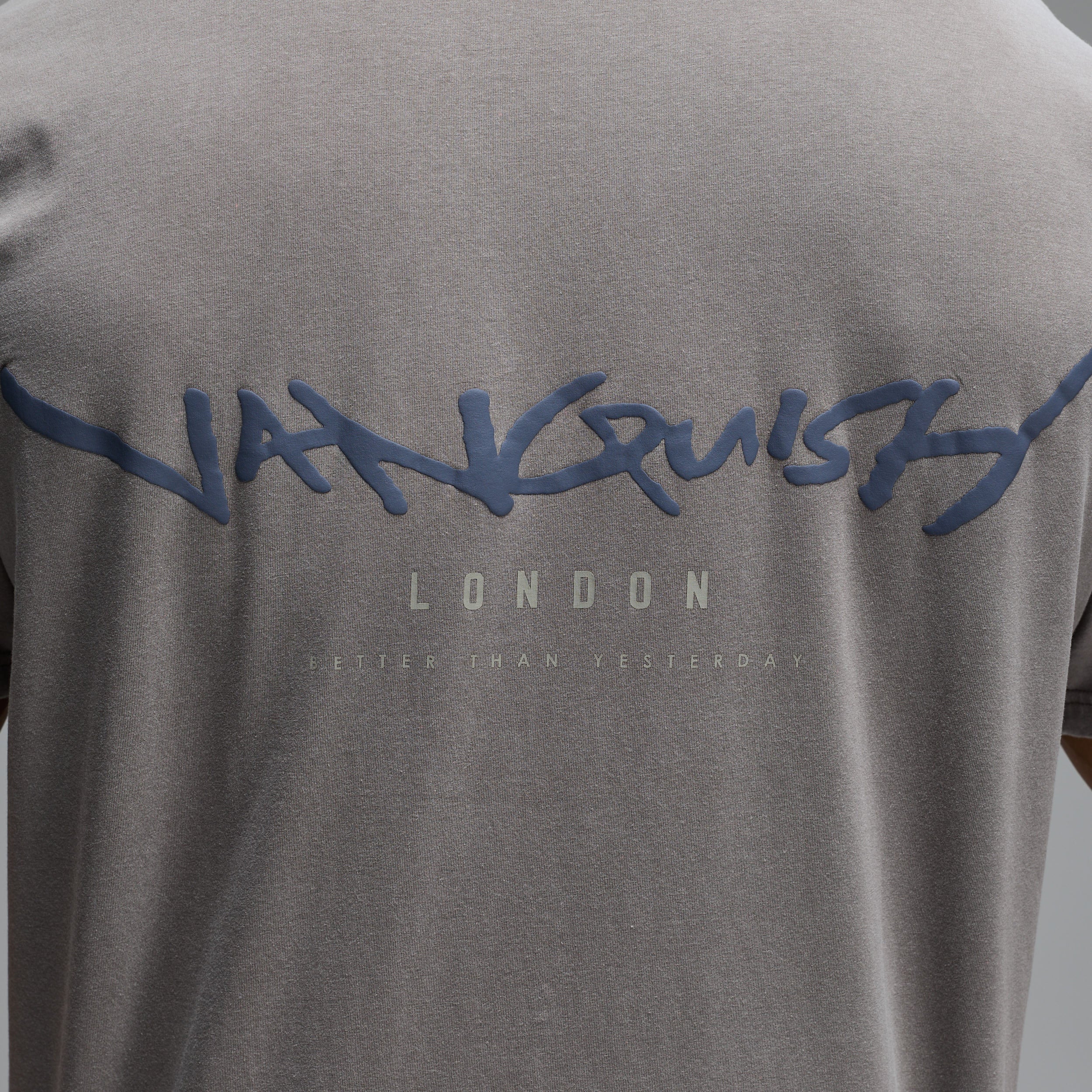 GRAFFITI WASHED MUSHROOM OVERSIZED T SHIRT