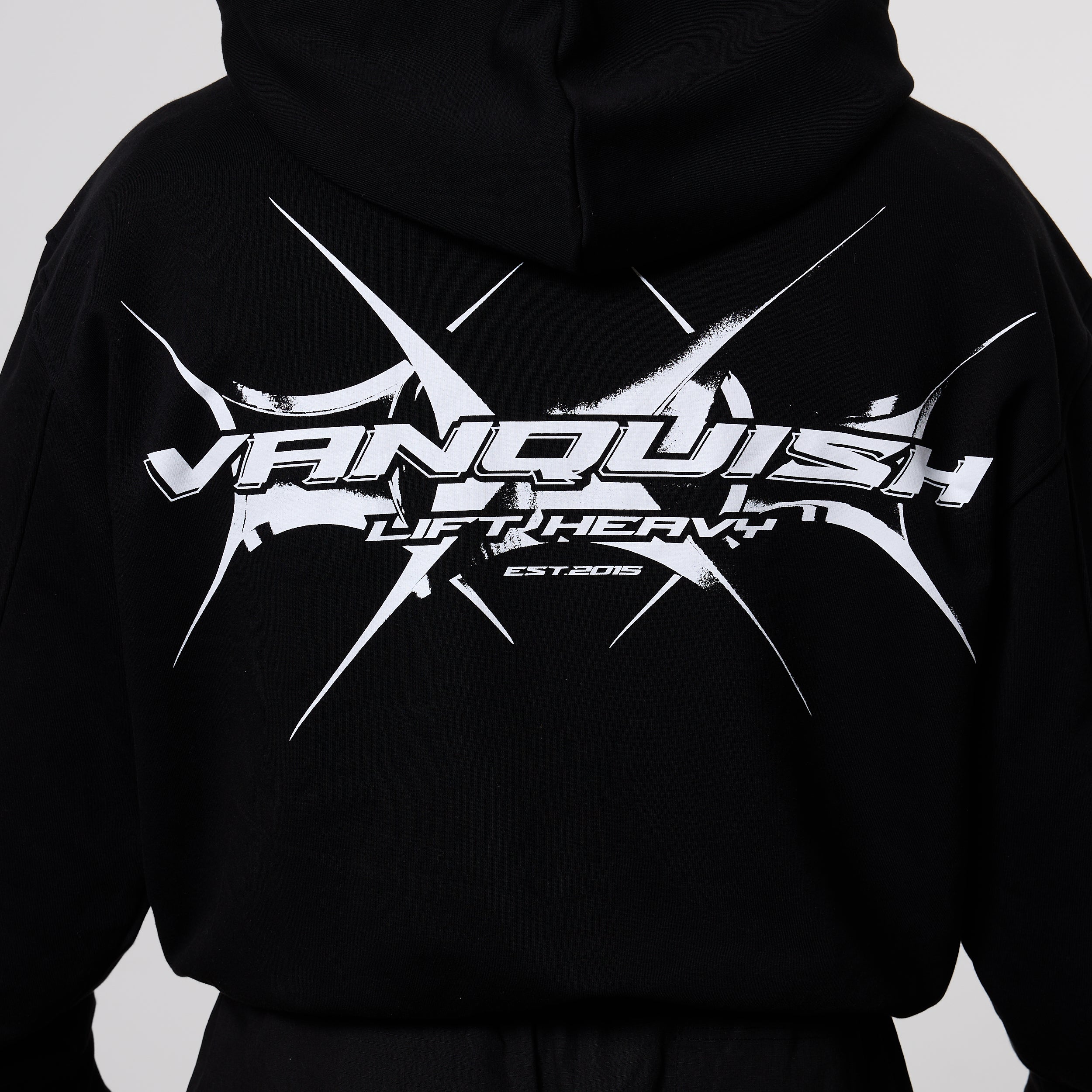 Vanquish x DT Lift Heavy Black Oversized Full Zip Hoodie