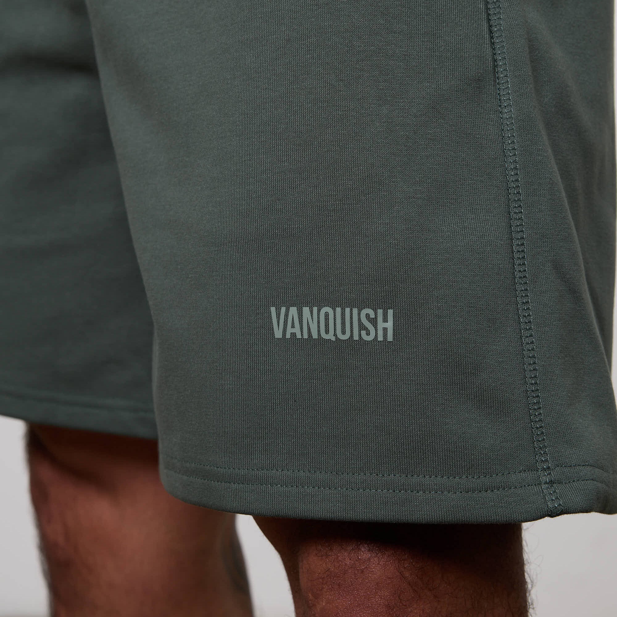 Vanquish Essential Forest Green Oversized Heavyweight Shorts