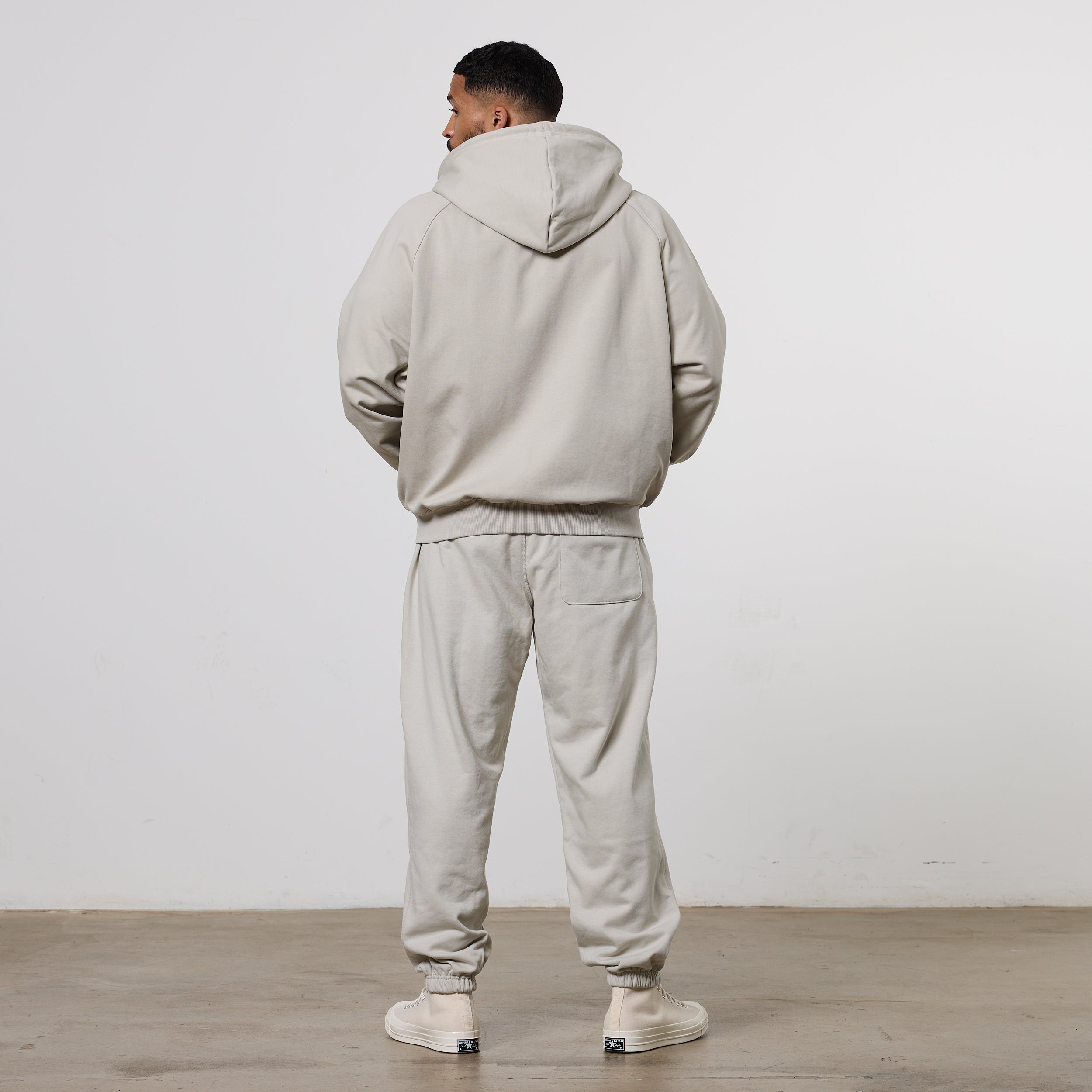 Vanquish Essential Stone Oversized Boxy Hoodie