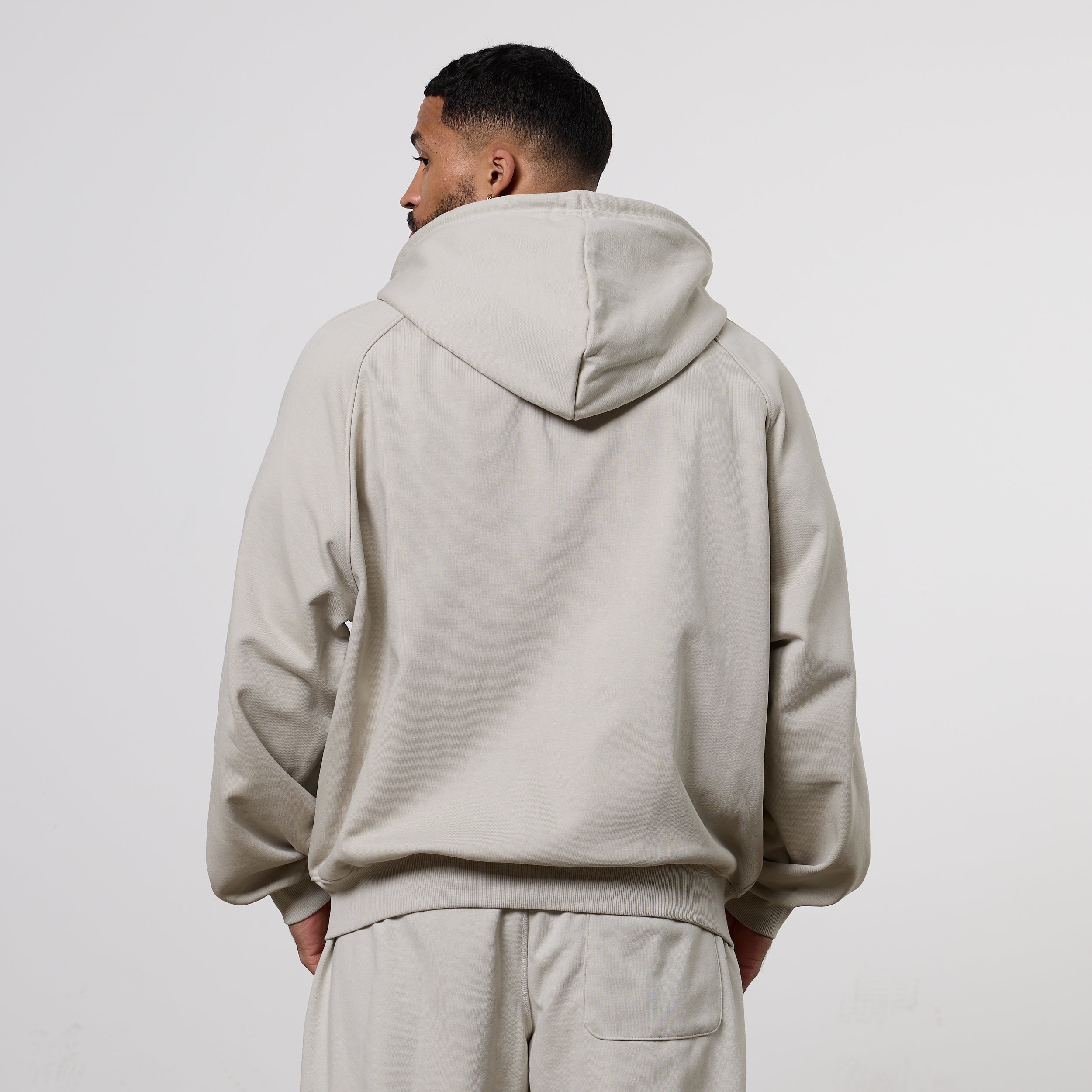 Vanquish Essential Stone Oversized Boxy Hoodie