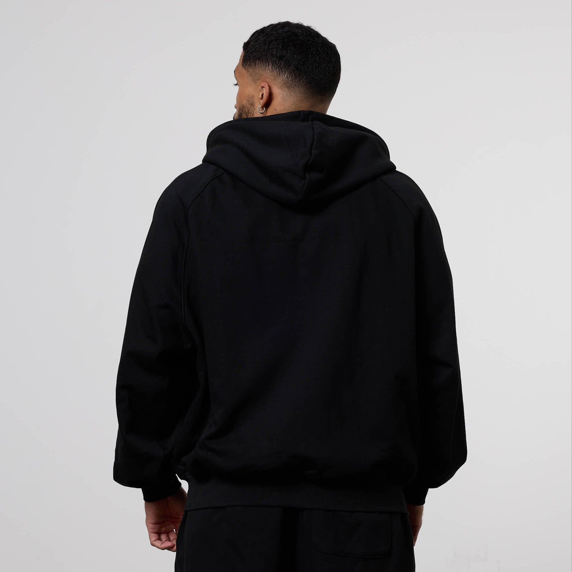 Vanquish Essential Black Oversized Boxy Hoodie