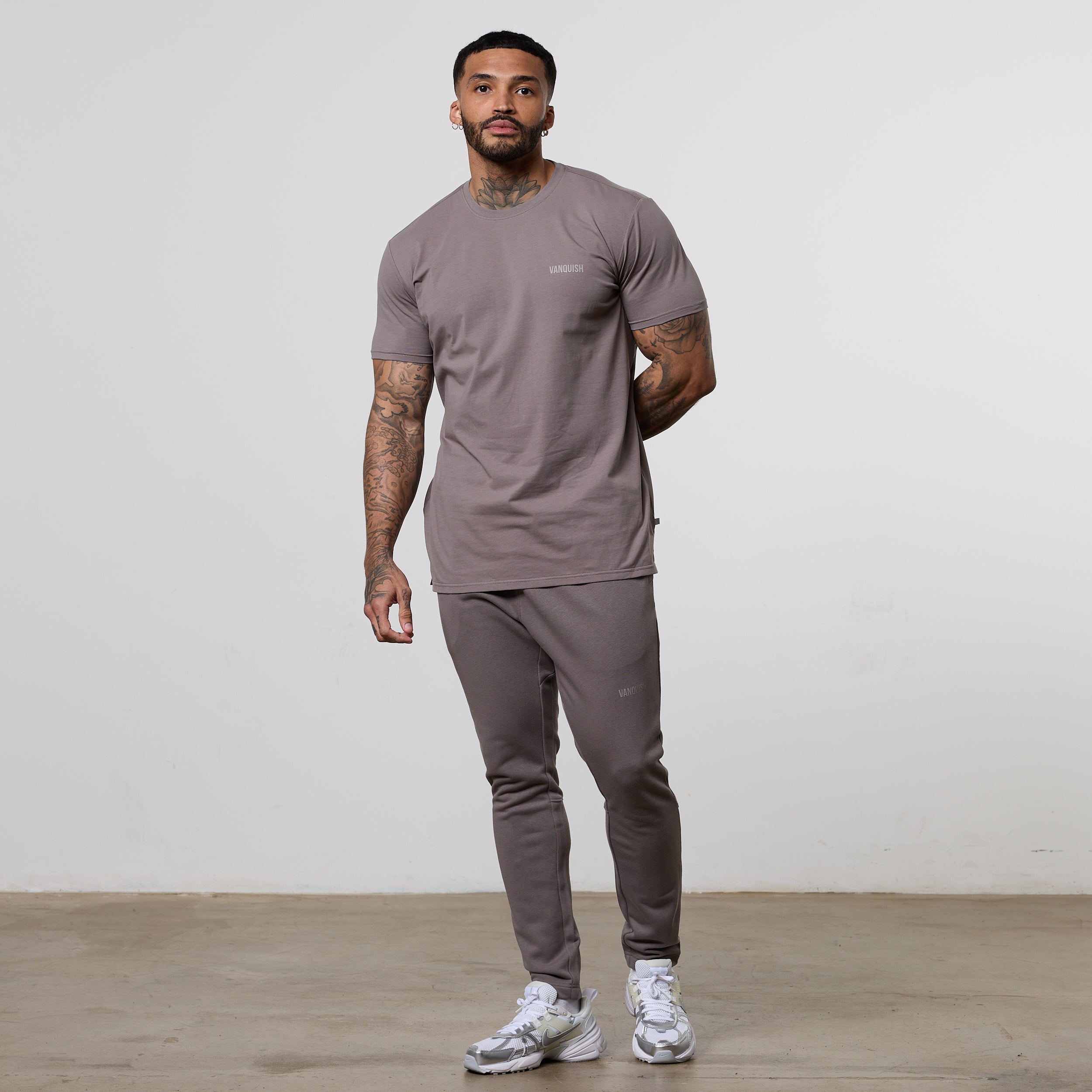 Vanquish Essential Mushroom Slim Fit Short Sleeve T Shirt