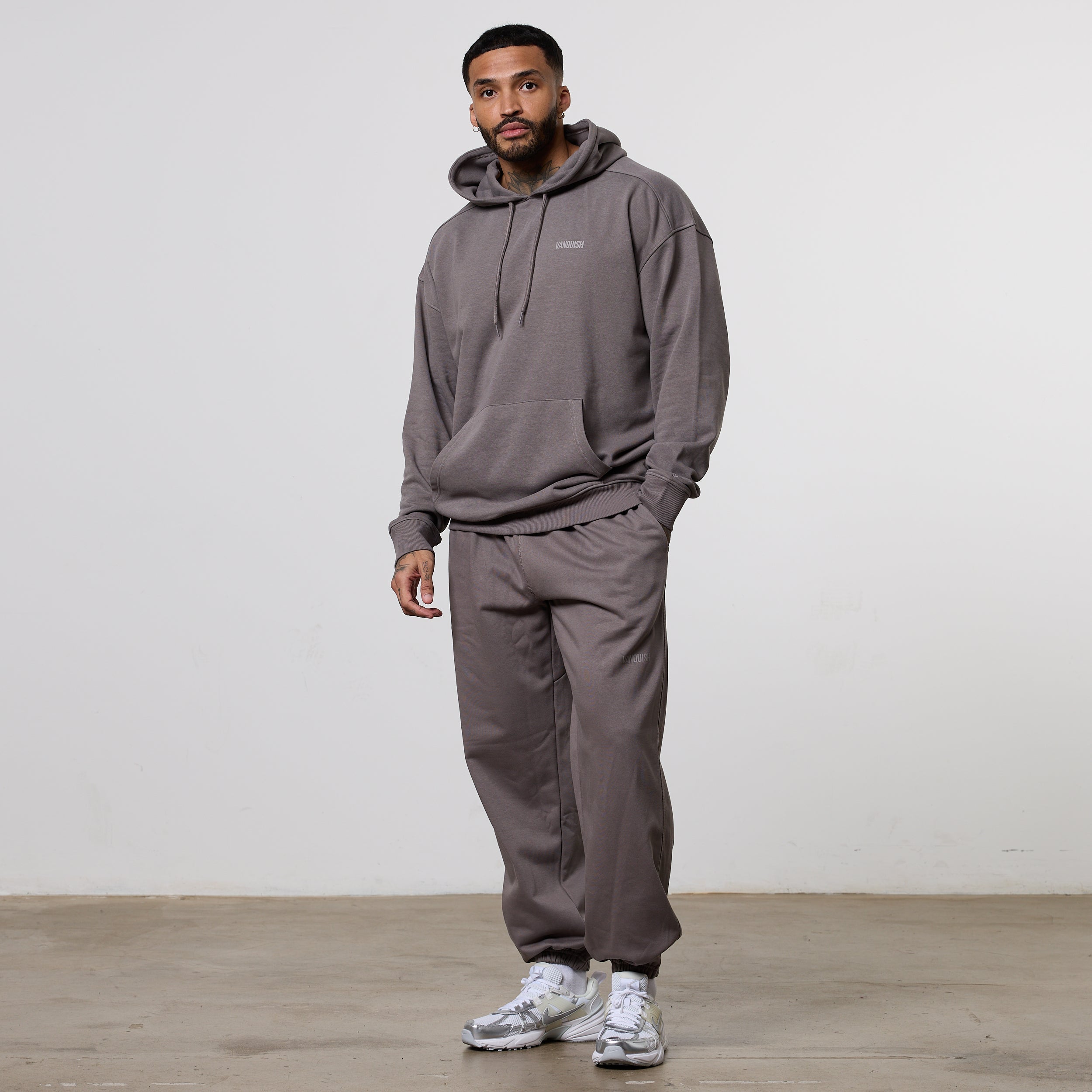 Vanquish Essential Mushroom Oversized Pullover Hoodie