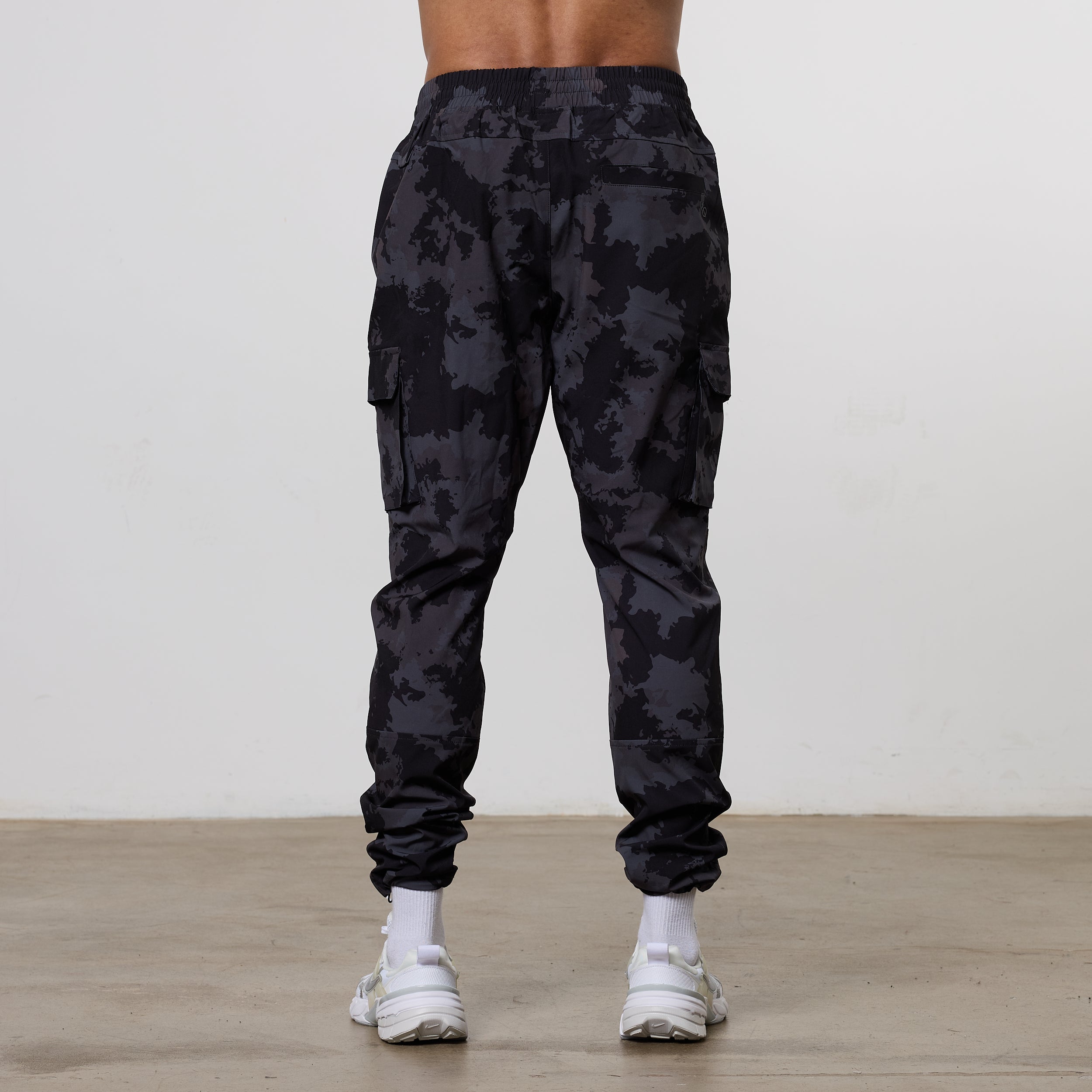 Vanquish Utility Black Camo Tapered Cargo Pants