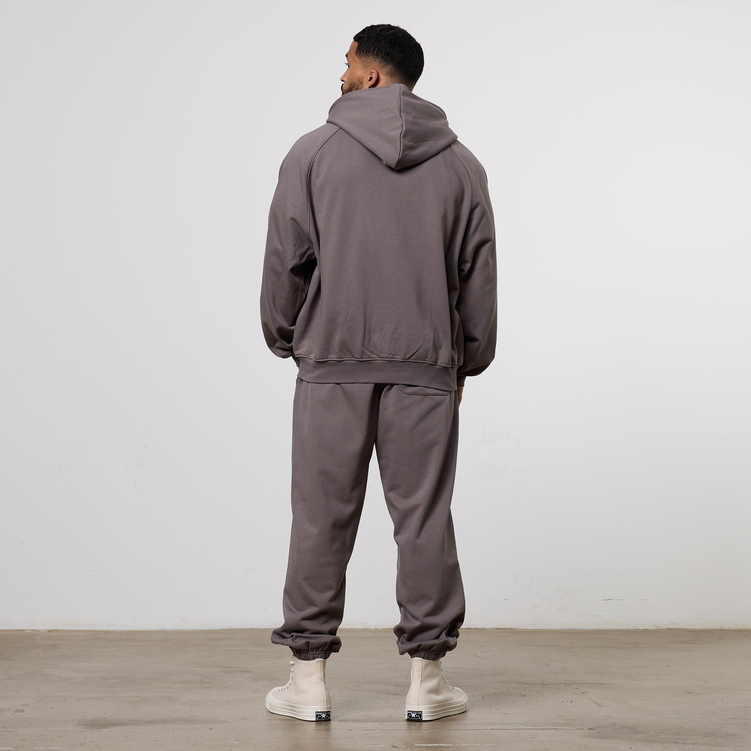 Vanquish Essential Mushroom Oversized Boxy Hoodie