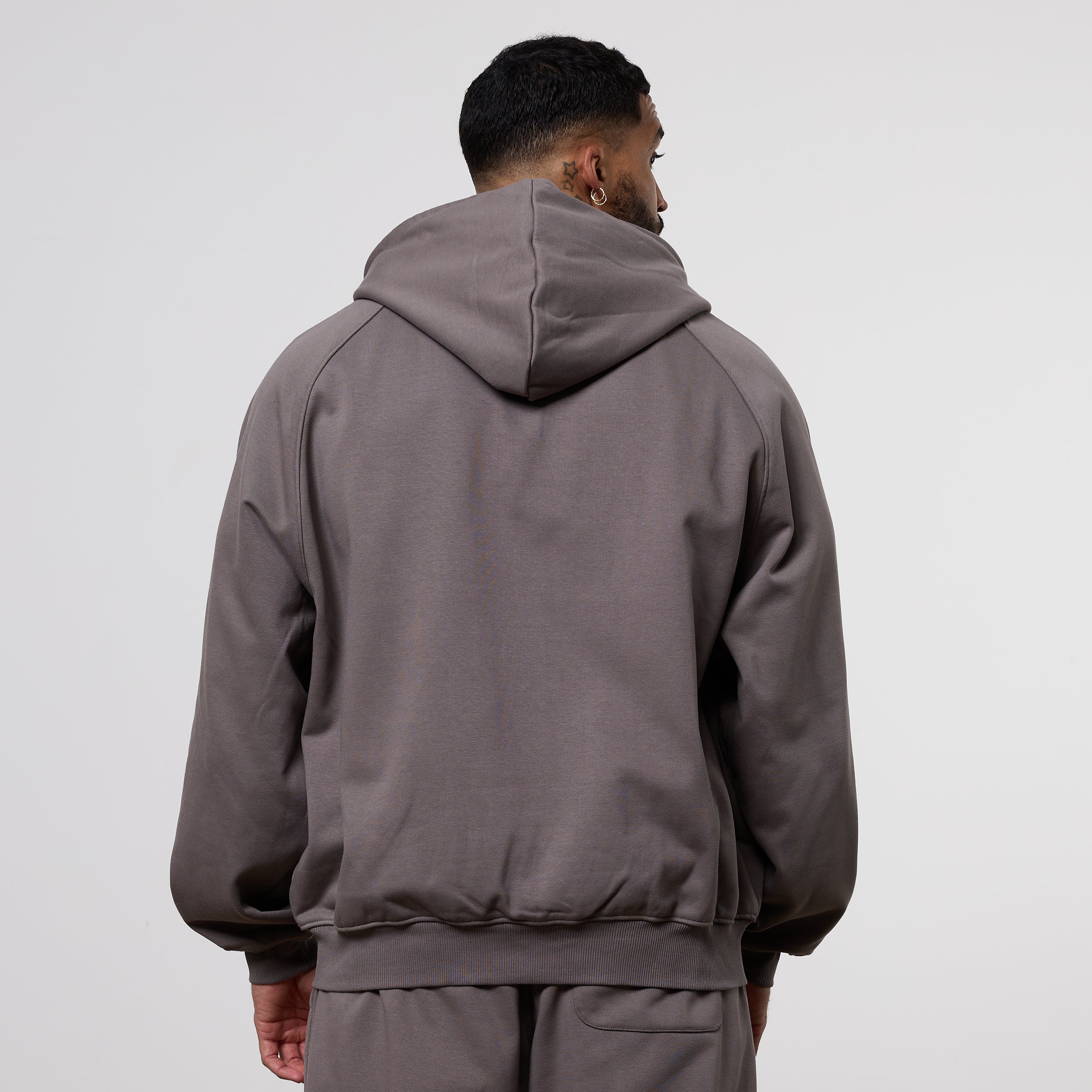 Vanquish Essential Mushroom Oversized Boxy Hoodie