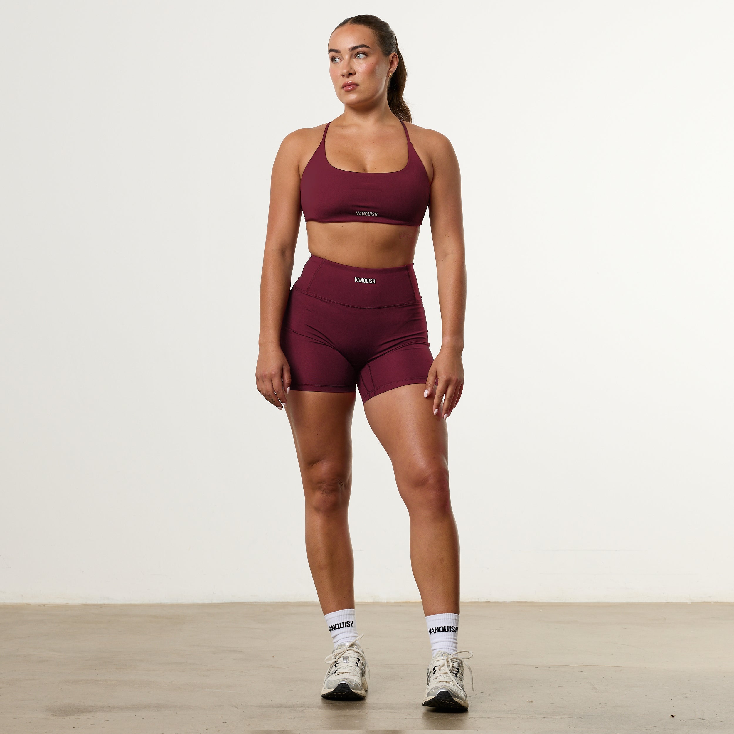 Enhance V2 Liqueor Red Cross Back Bra