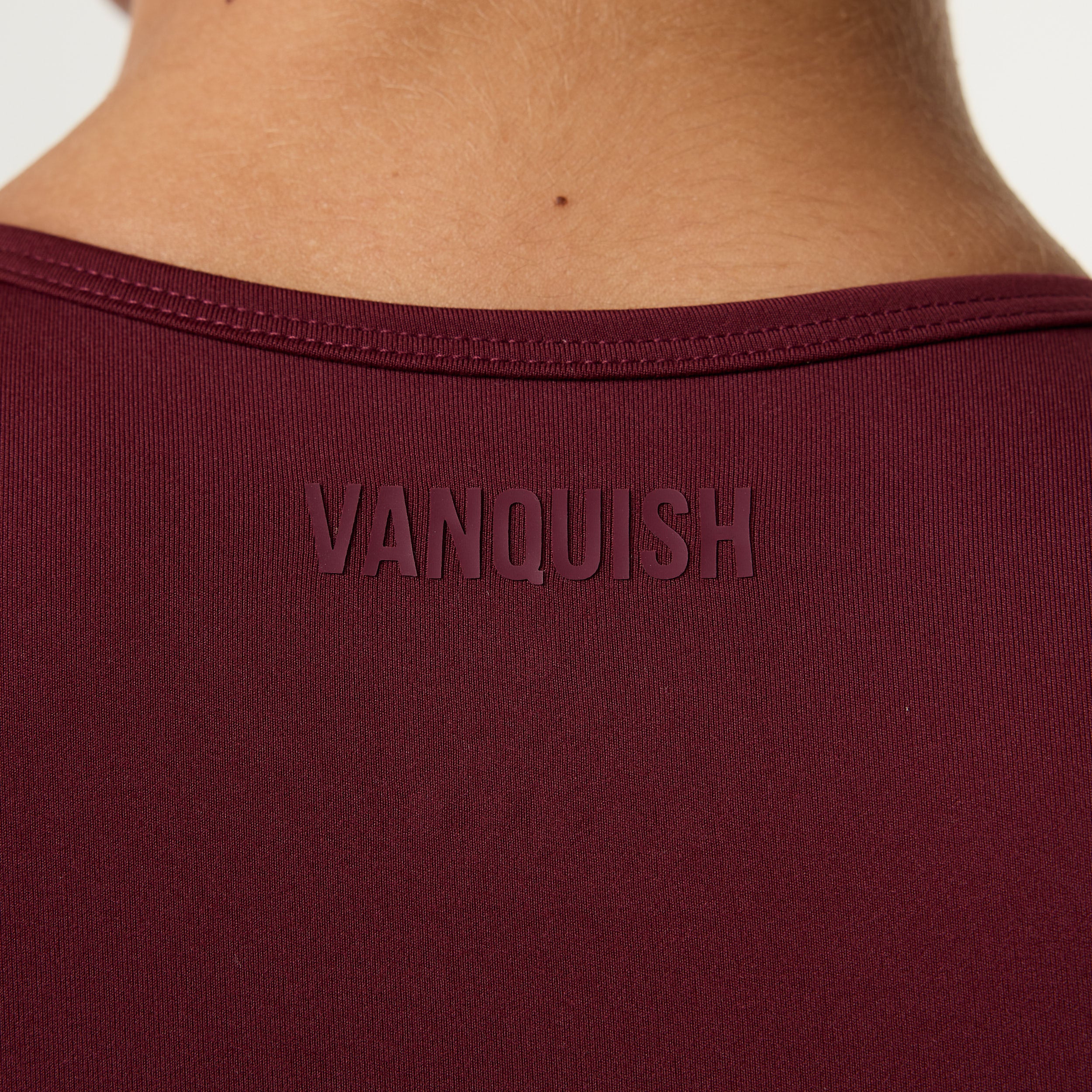 Enhance V2 Liqueor Red Long Sleeve Twist Front Top