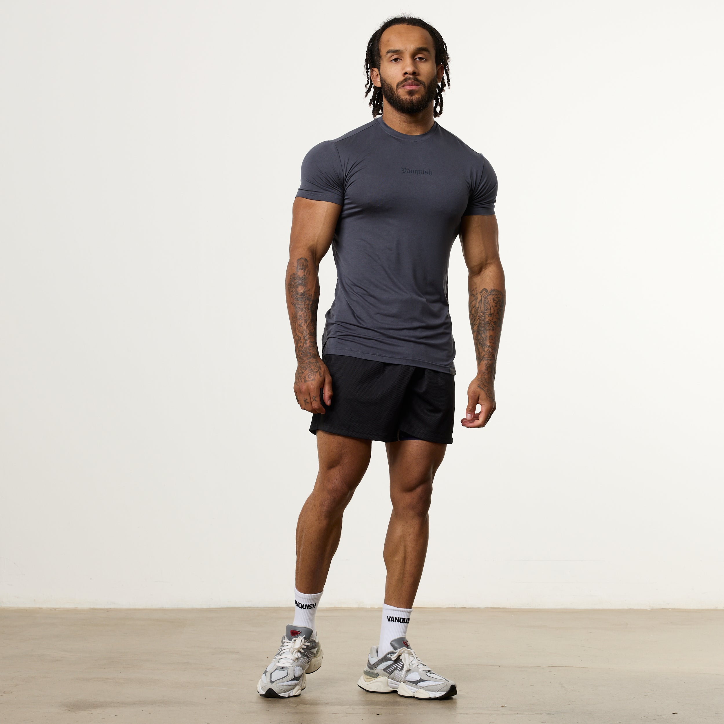 Vanquish Ultra Soft Denim Blue Slim Fit T Shirt