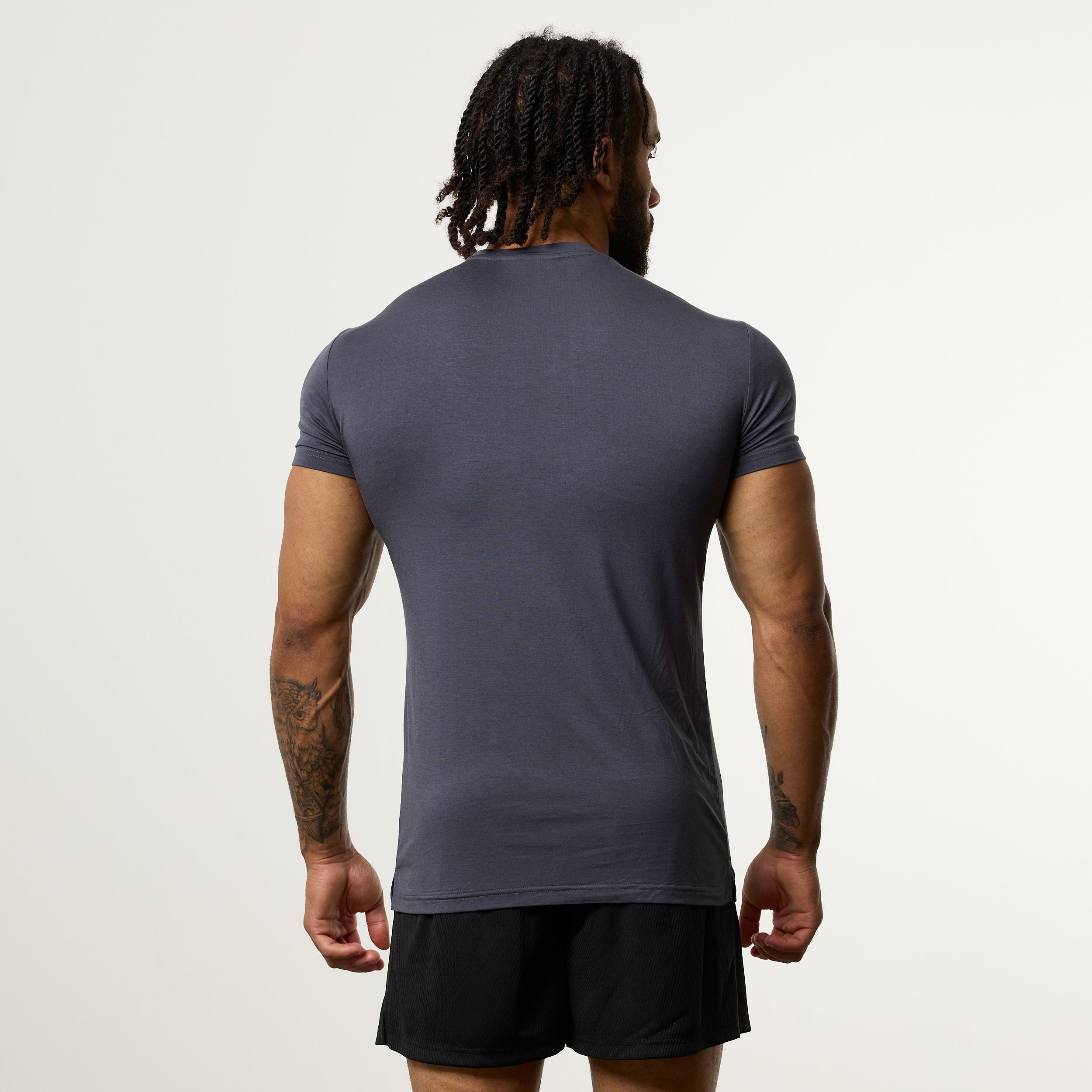 Vanquish Ultra Soft Denim Blue Slim Fit T Shirt