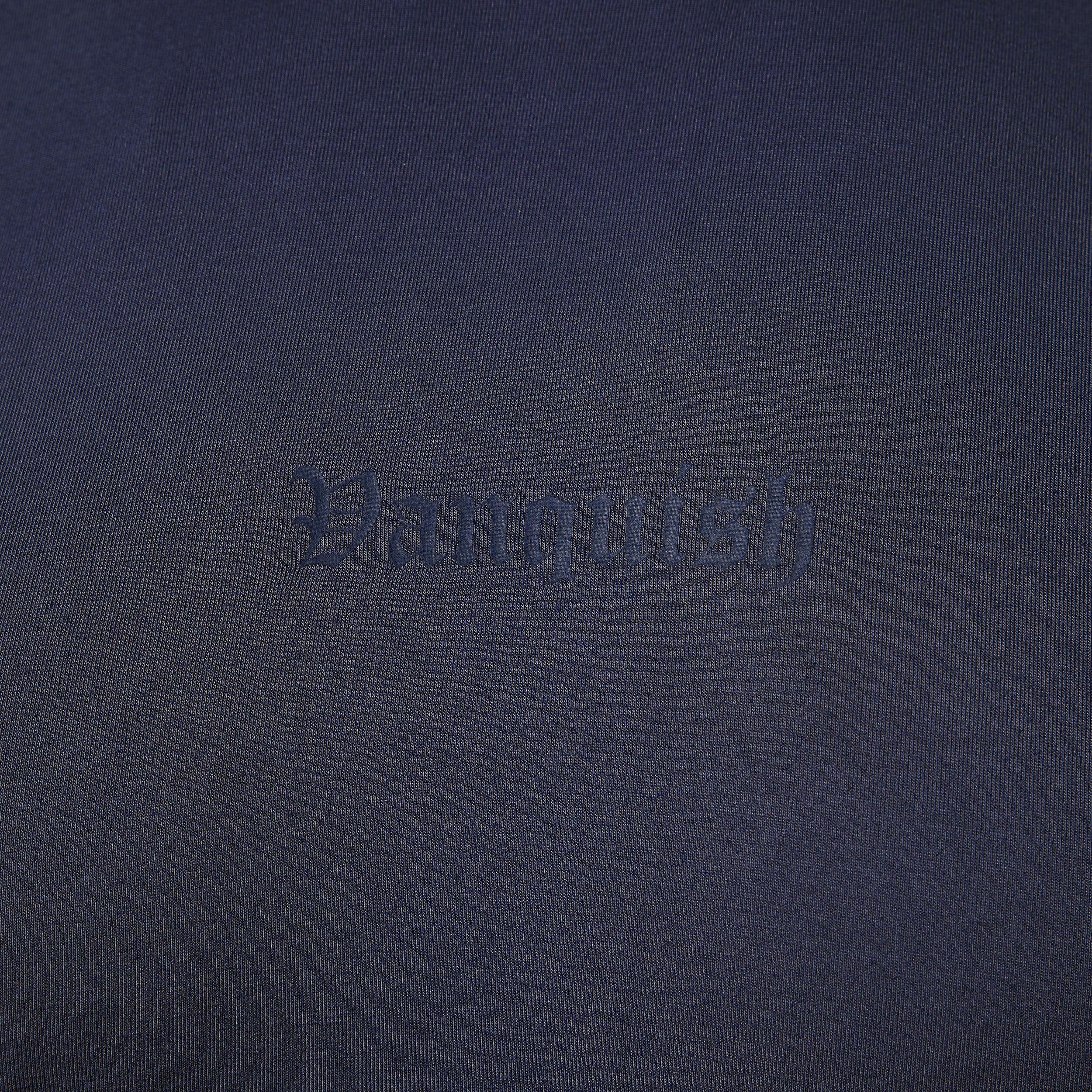 Vanquish Ultra Soft Navy Blue Slim Fit T Shirt