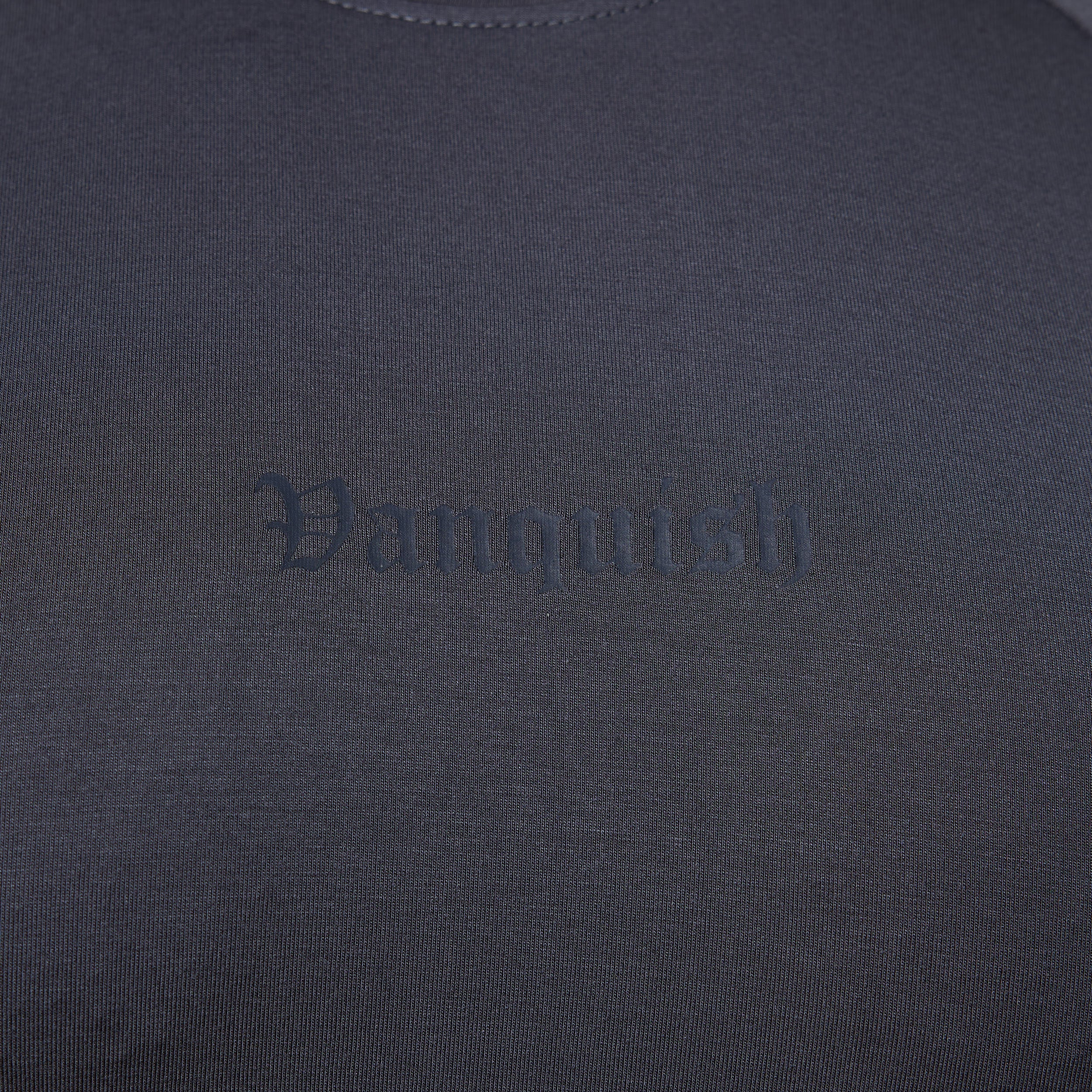 Vanquish Ultra Soft Denim Blue Long Sleeve Slim Fit T Shirt