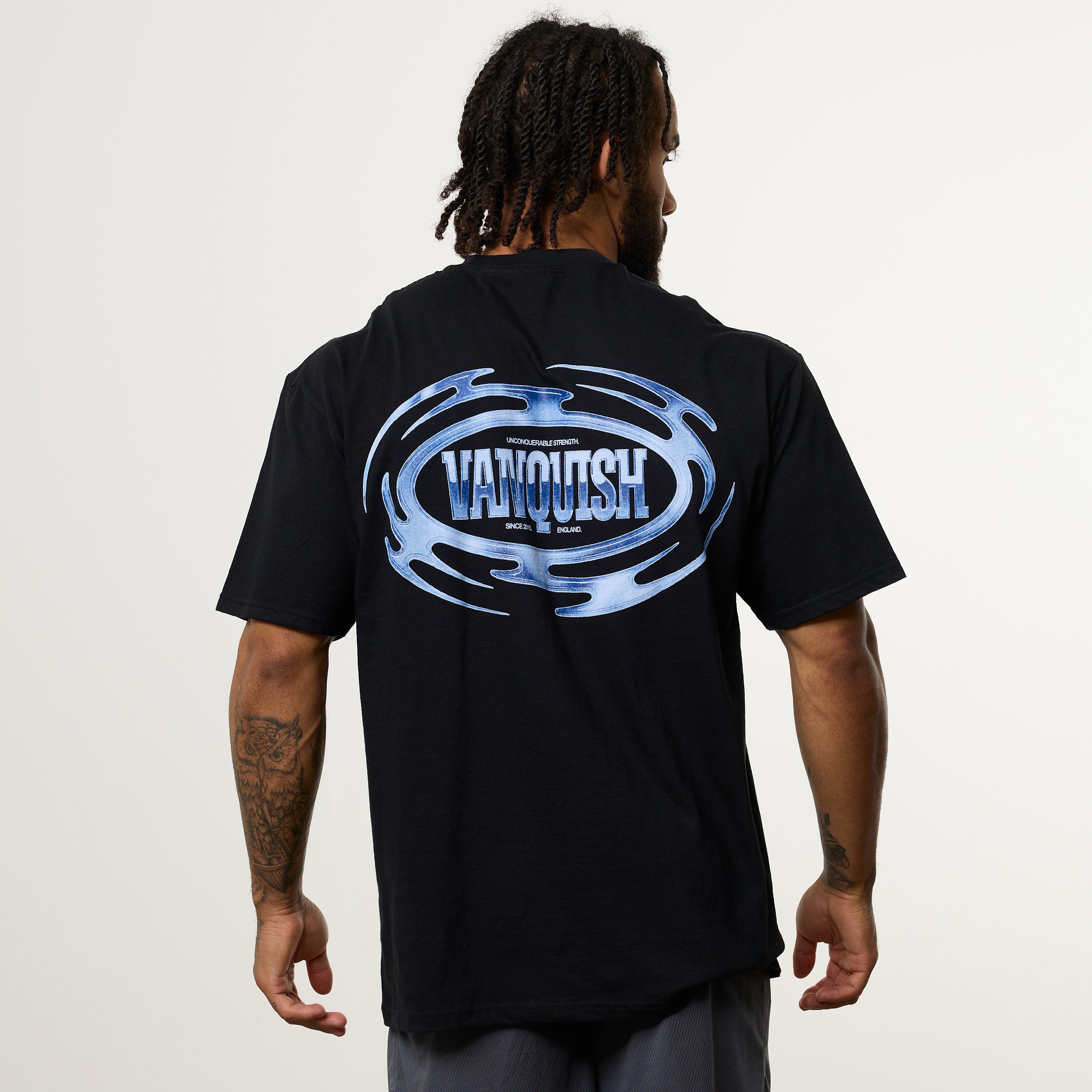 Vanquish Revolve Chrome Black Oversized T Shirt