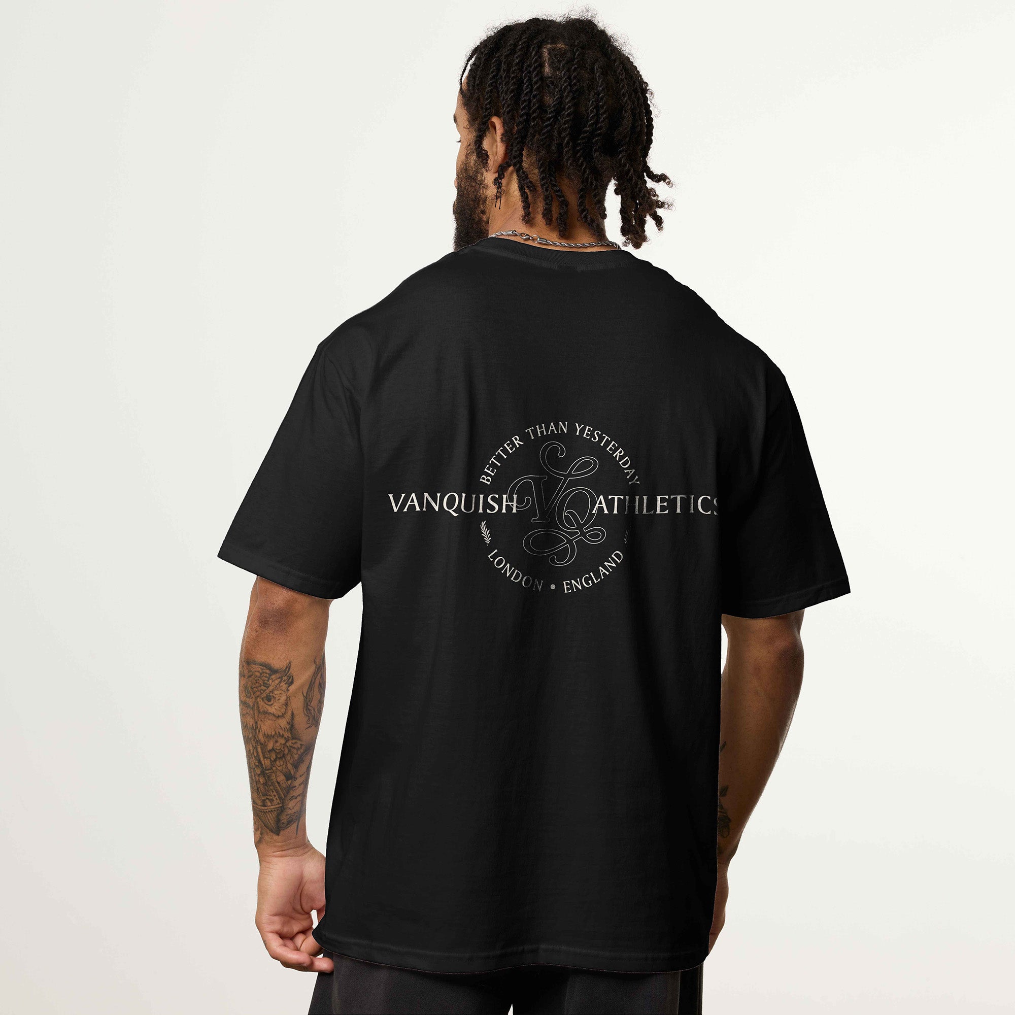Vanquish Revolve Clubhouse Black Oversized T Shirt