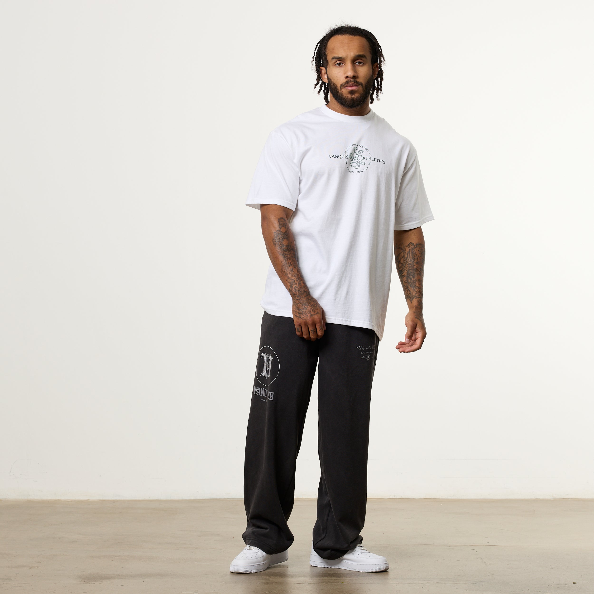 Vanquish Revolve Filigree White Oversized T Shirt