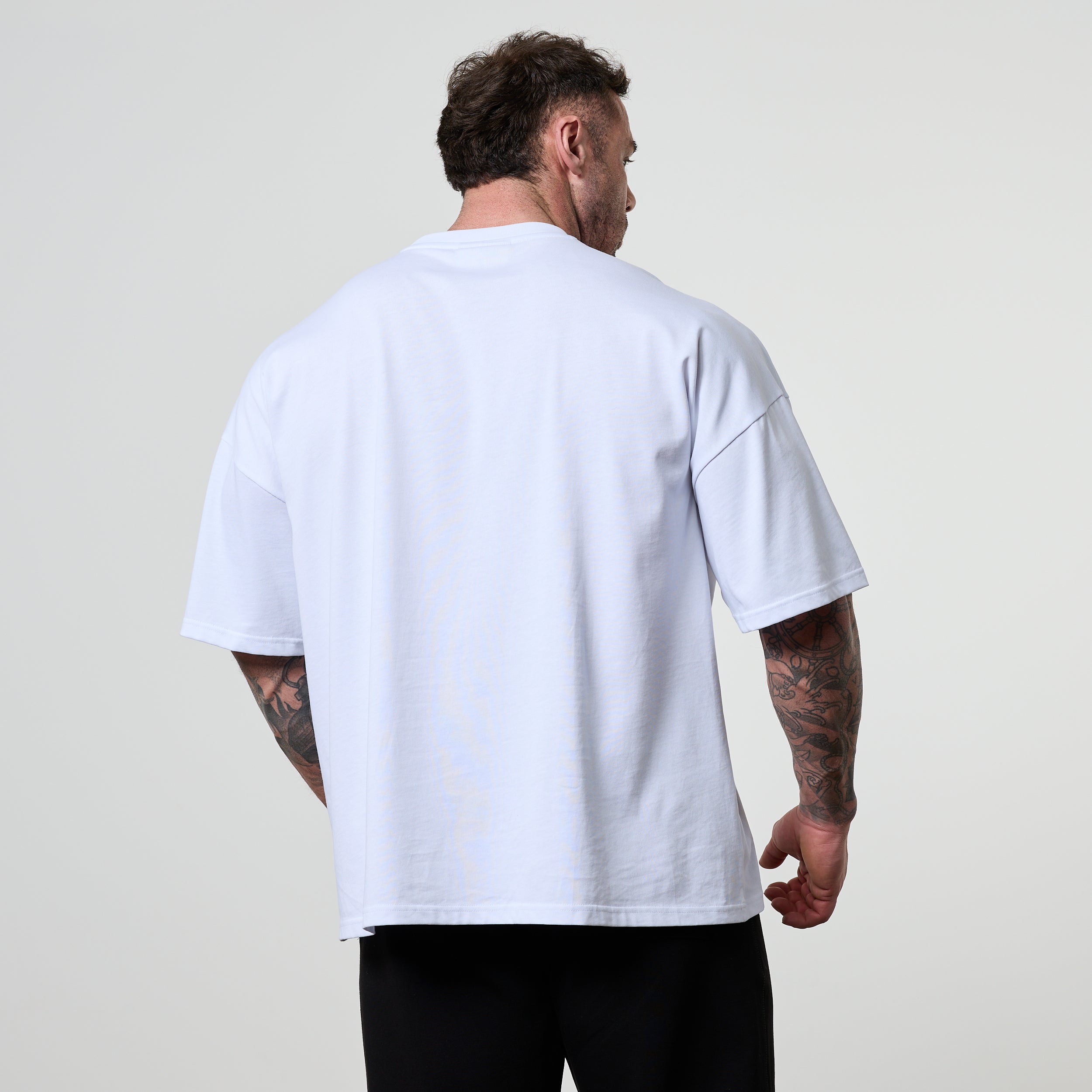 Vanquish Olympus White Heavyweight Oversized Boxy T Shirt