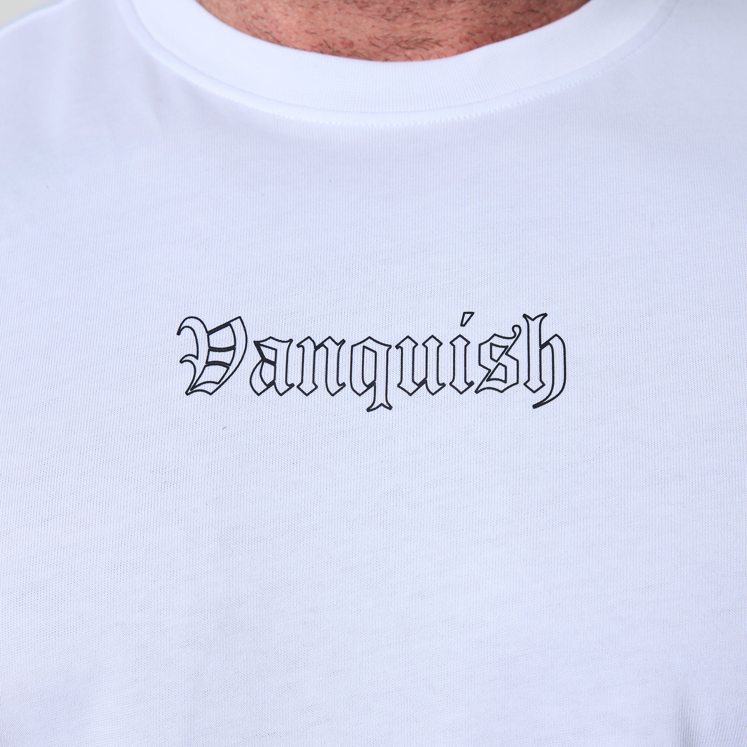 Vanquish Olympus White Heavyweight Oversized Boxy T Shirt