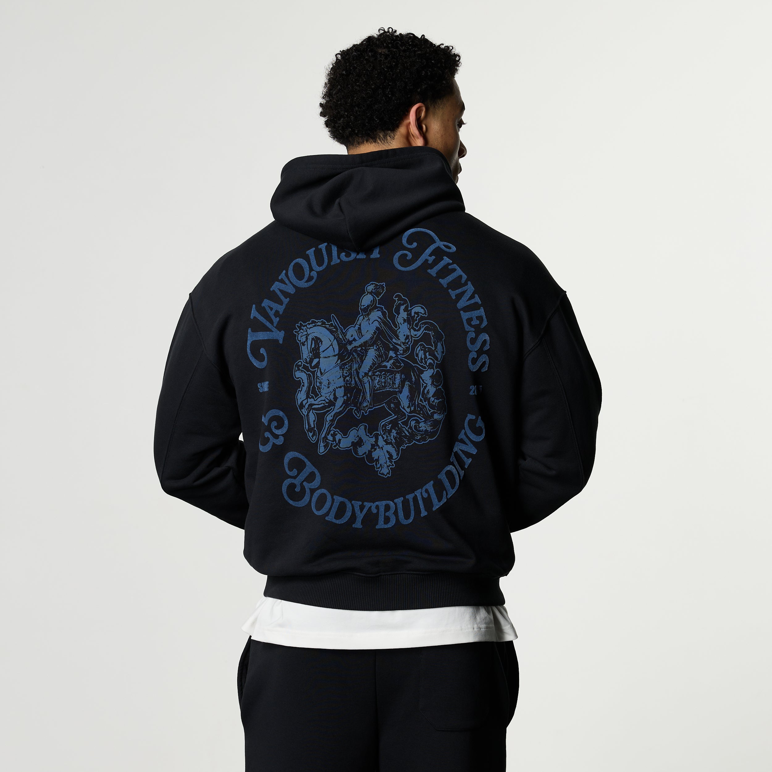 CAMELOT BLACK OVERSIZED HOODIE