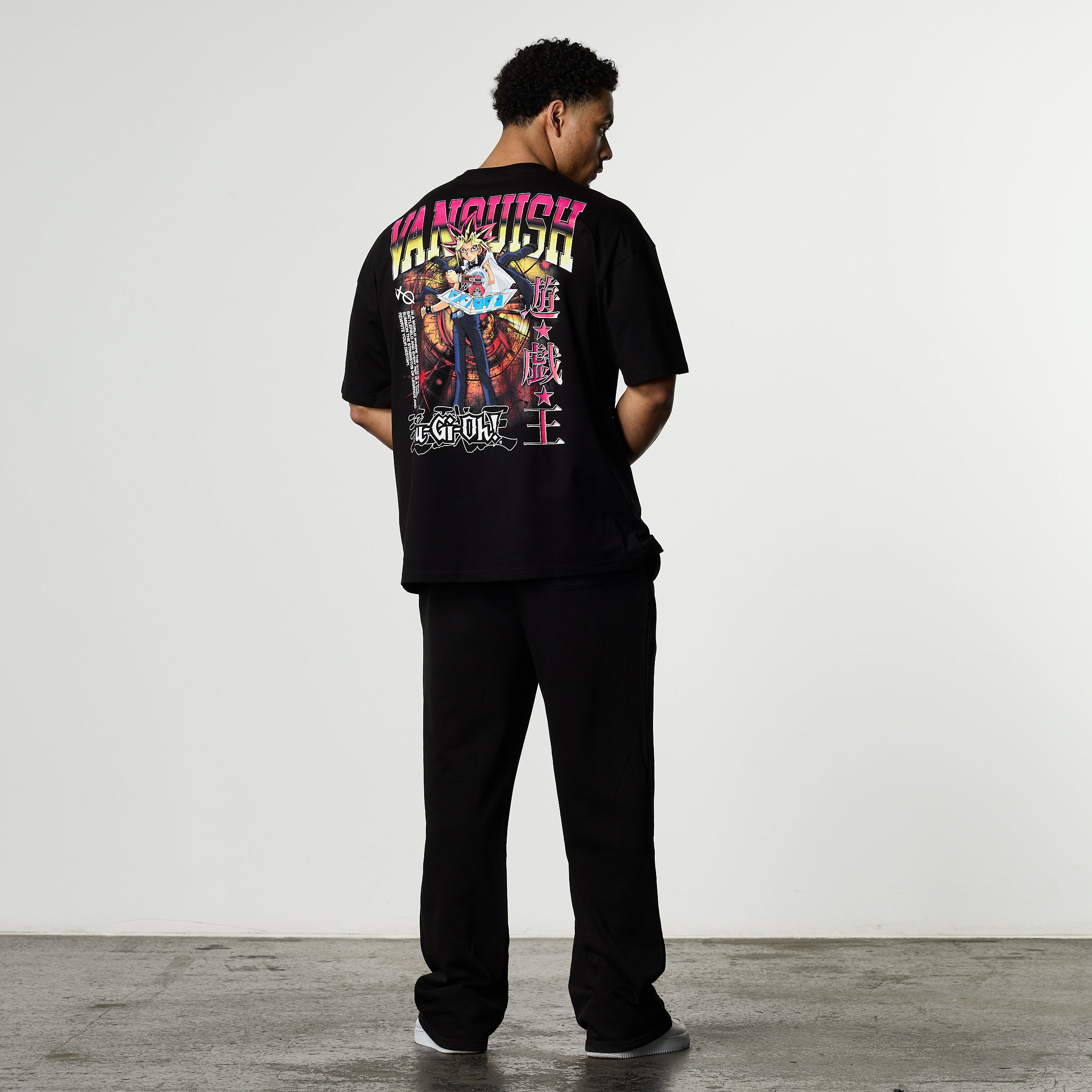 YU-GI-OH! YUGI BLACK OVERSIZED T SHIRT