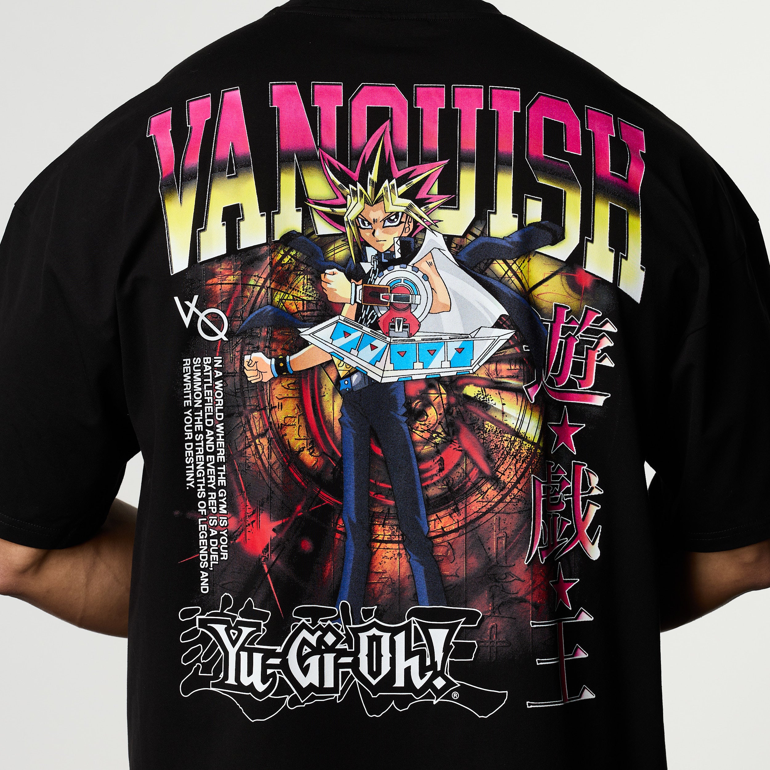 YU-GI-OH! YUGI BLACK OVERSIZED T SHIRT