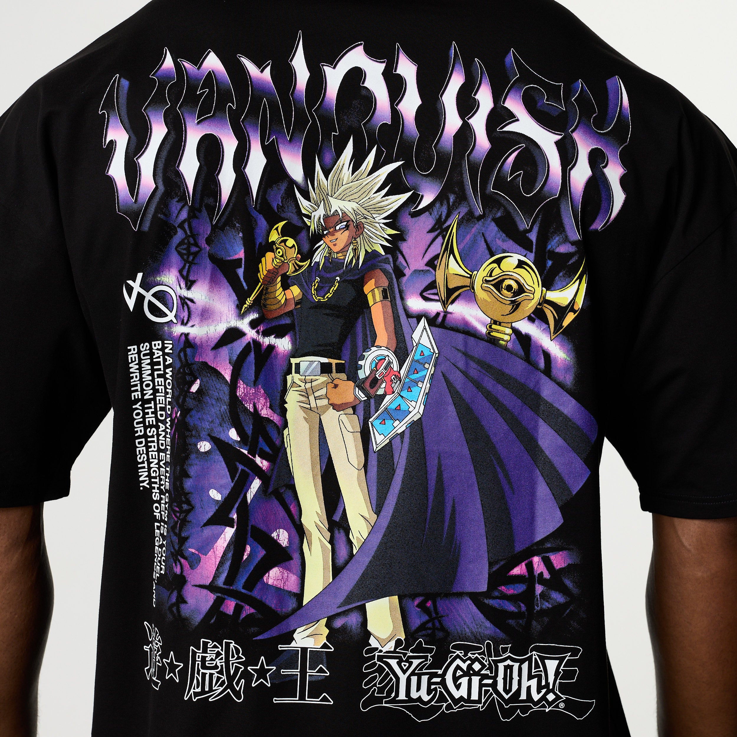 YU-GI-OH! MARIK BLACK OVERSIZED T SHIRT