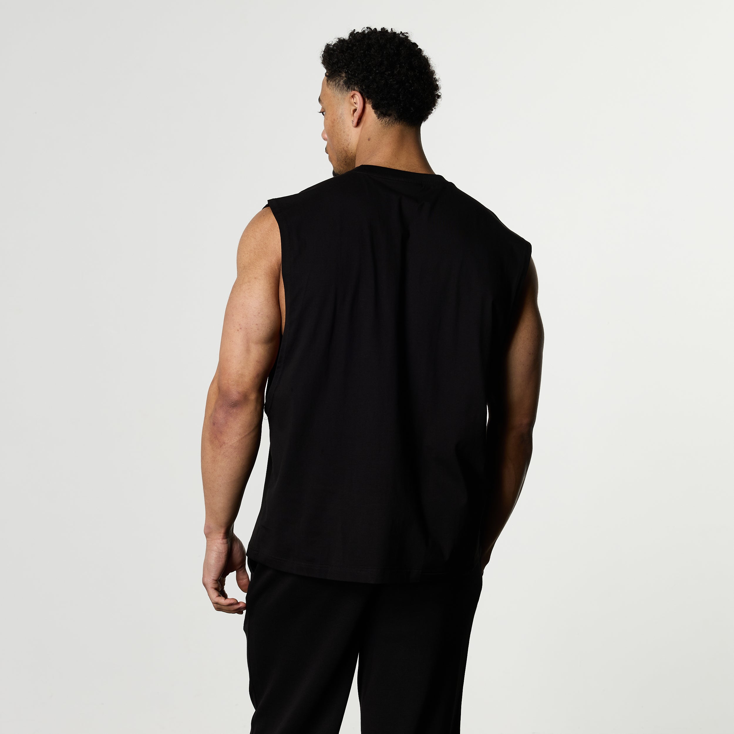 YU-GI-OH! DARK MAGICIAN BLACK BOXY SLEEVELESS T SHIRT