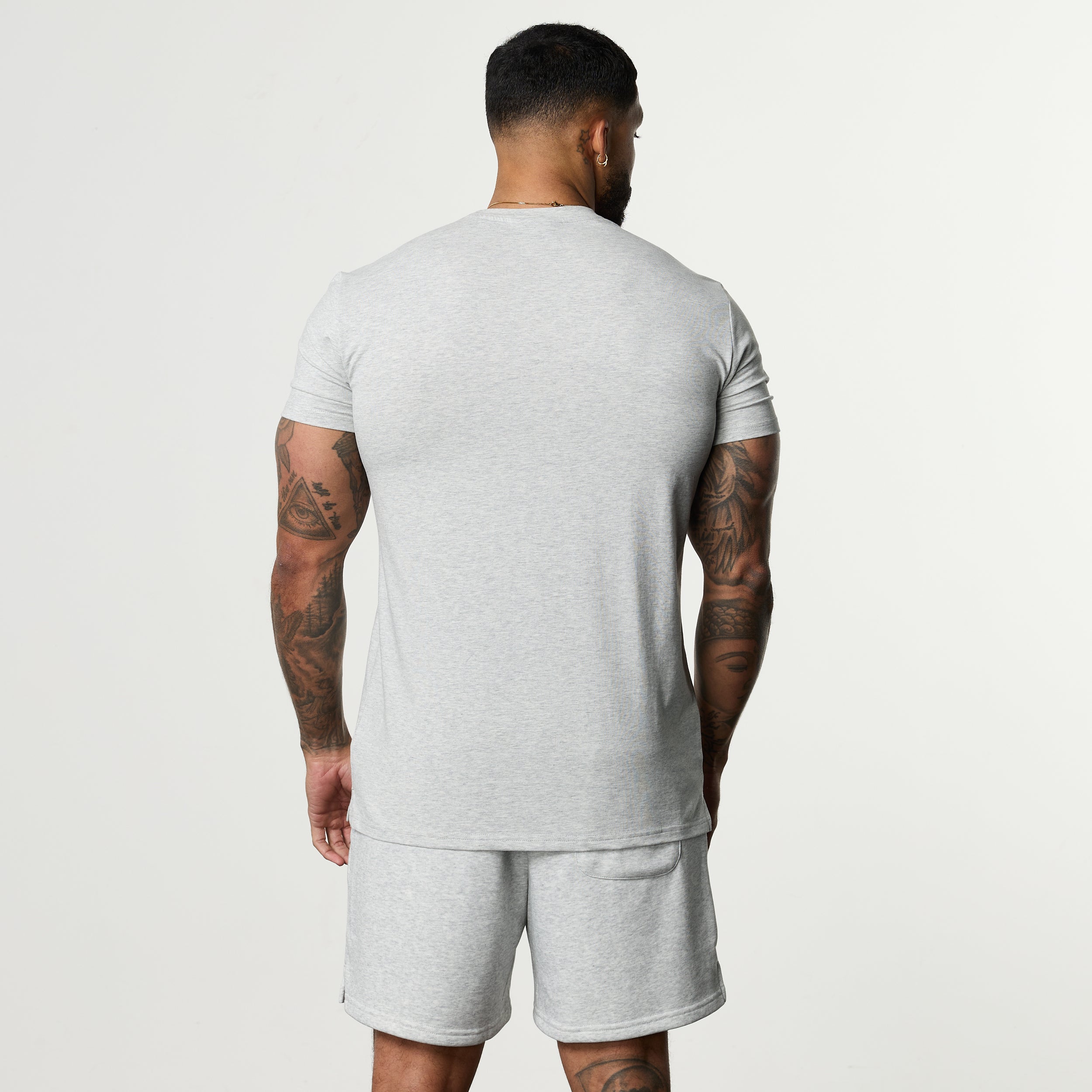 ACADEMY ARCH GREY SLIM FIT T SHIRT