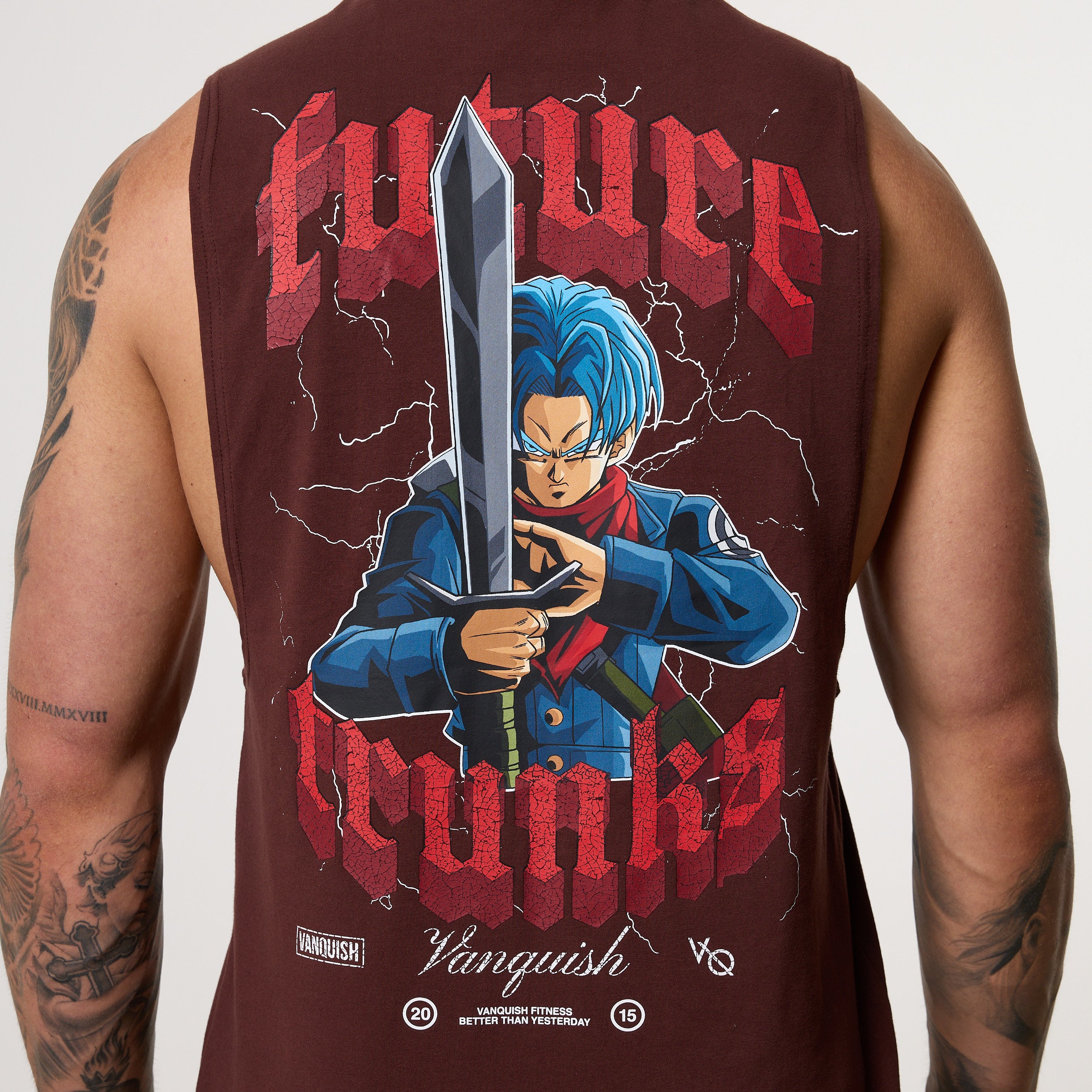 Vanquish DBS Trunks Brown Sleeveless T-Shirt