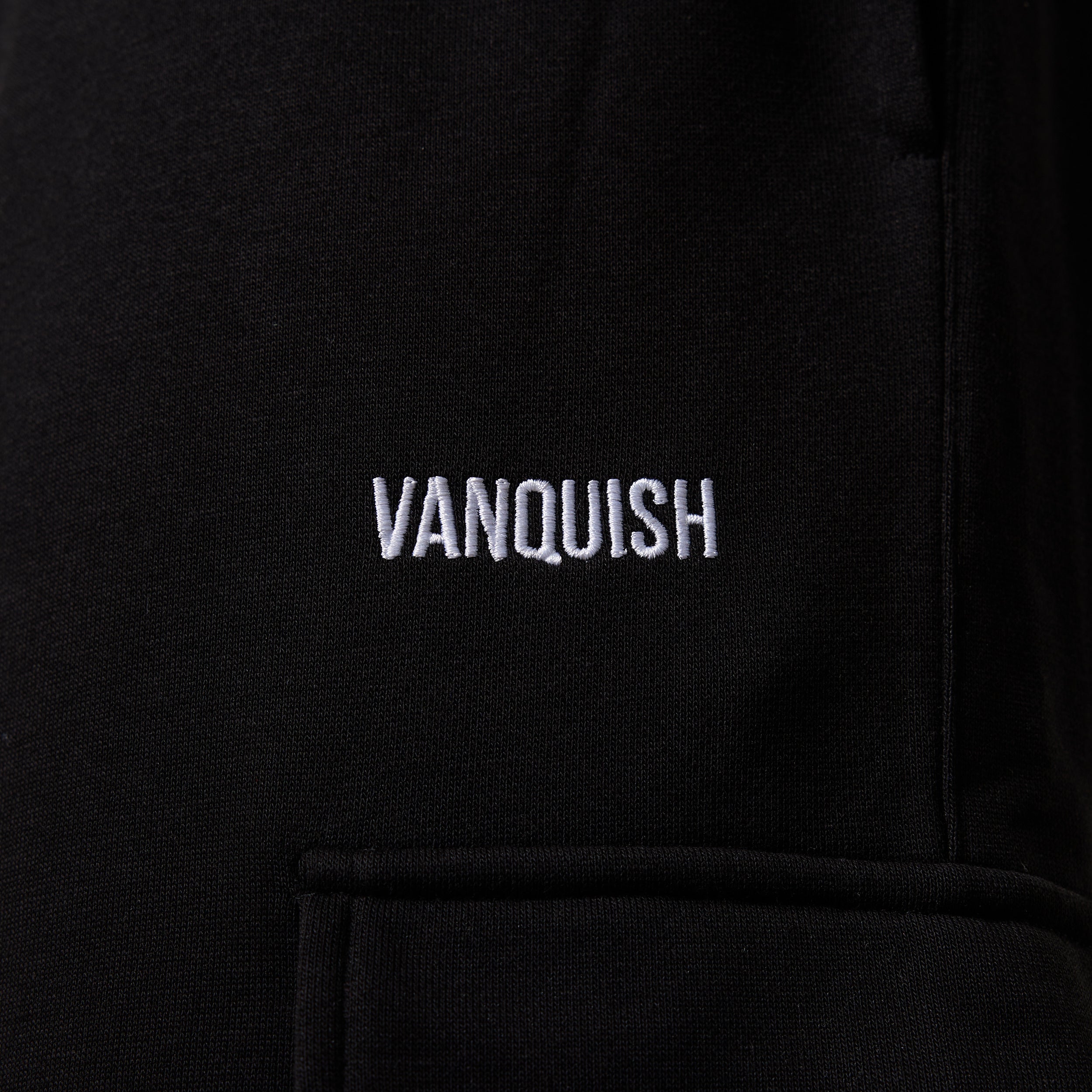 Essential BLACK BAGGY CARGO SWEATPANTS