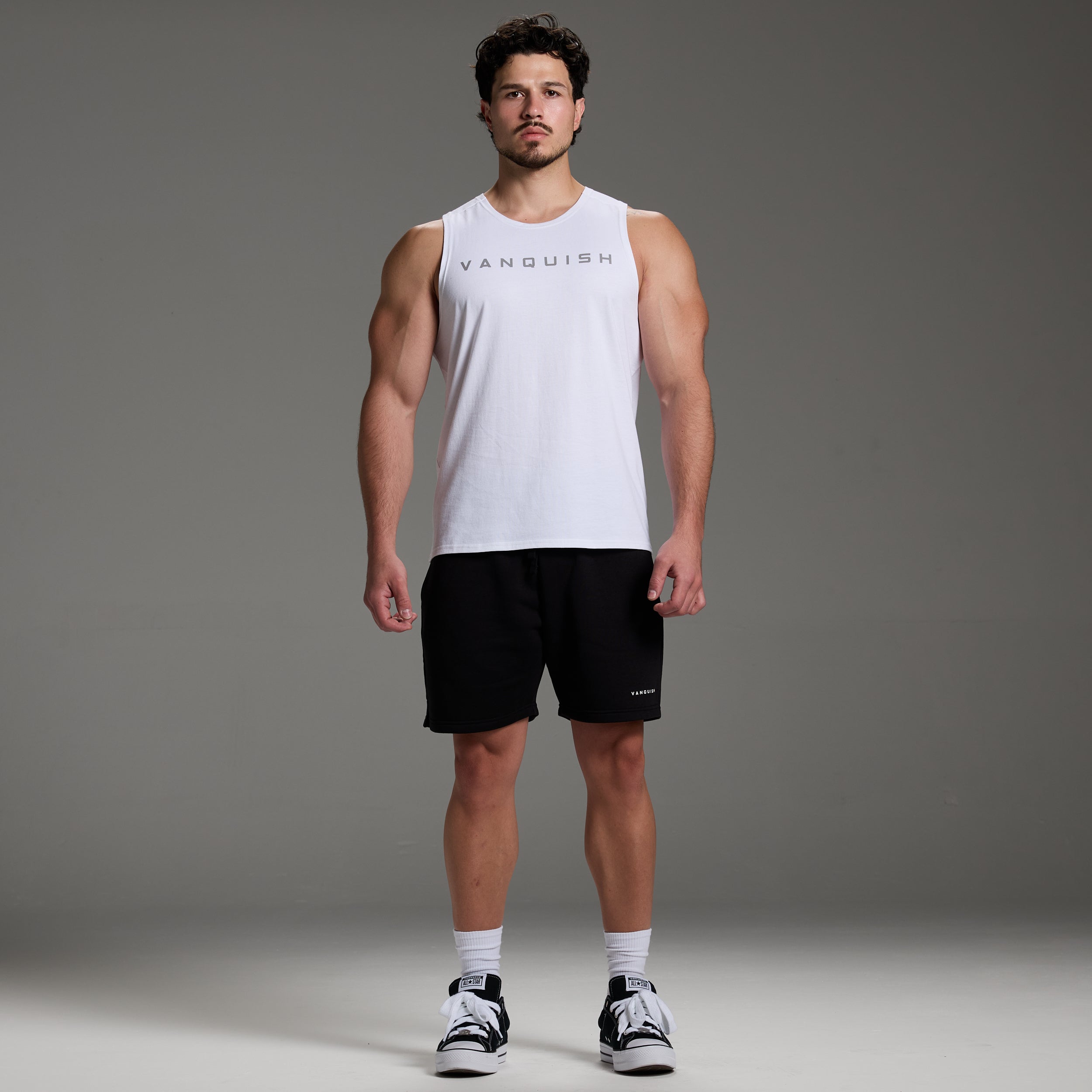 ORIGIN WHITE SLIM FIT TANK