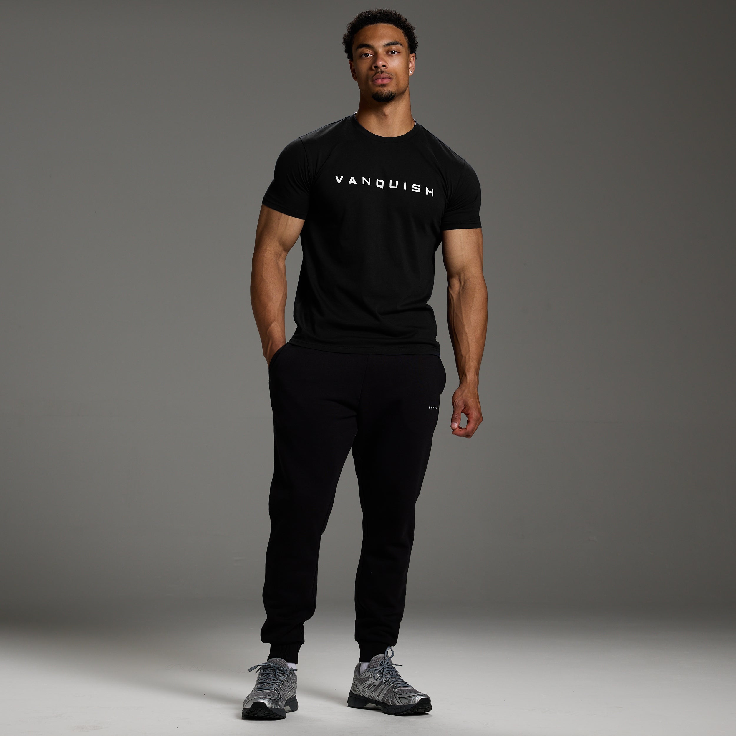 ORIGIN BLACK SLIM FIT T SHIRT