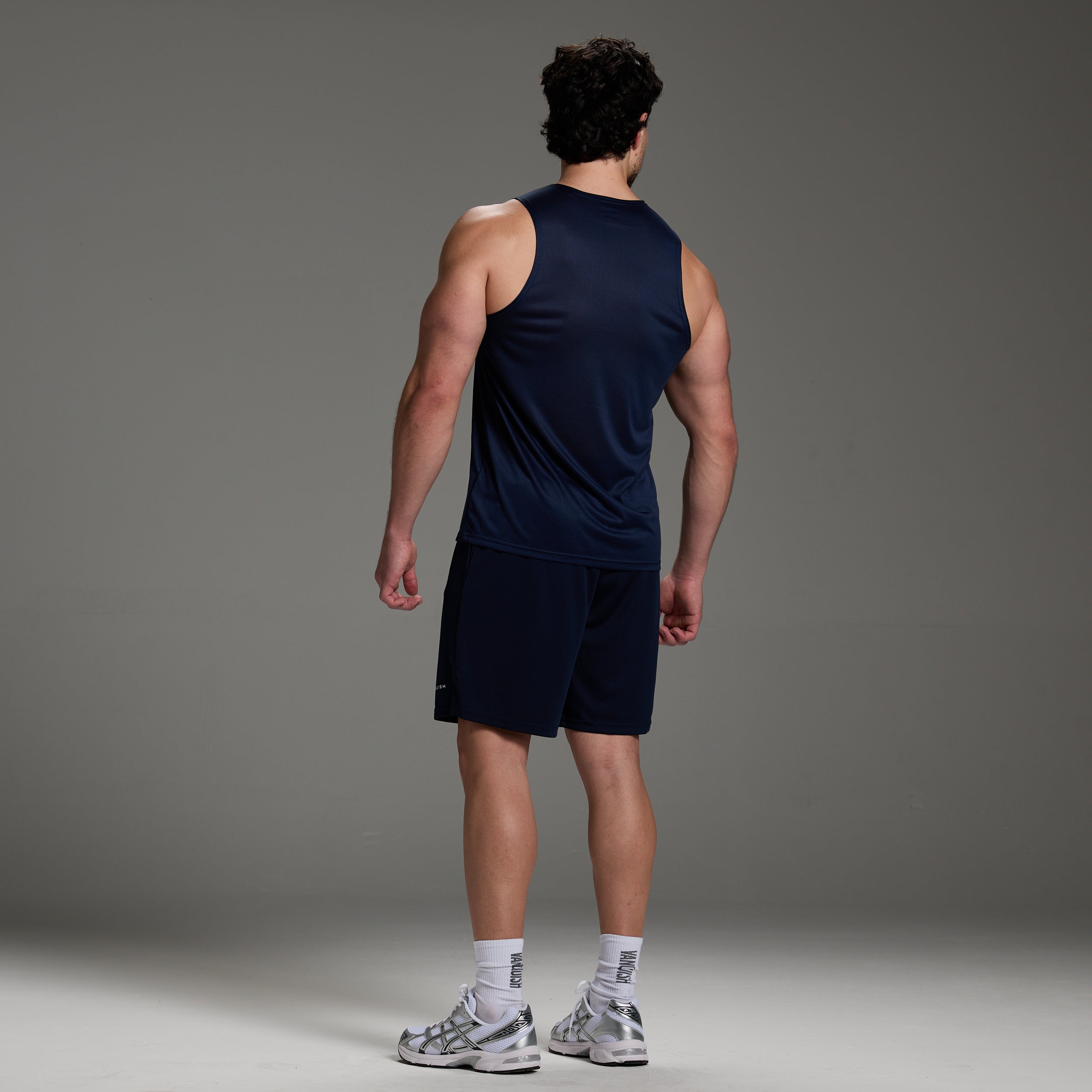 ORIGIN NAVY SLIM FIT PERFORMANCE TANK