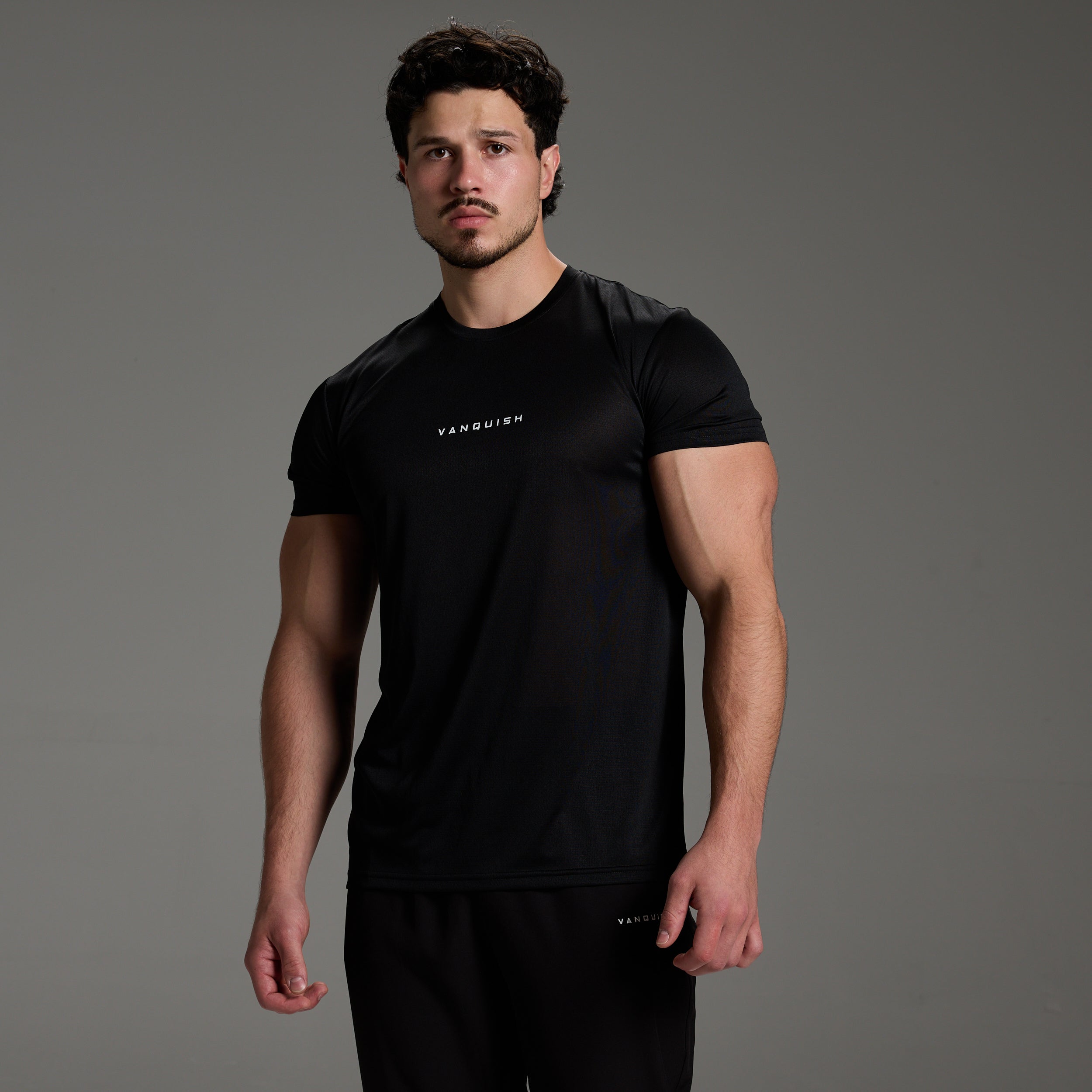 ORIGIN BLACK SLIM FIT PERFORMANCE T SHIRT
