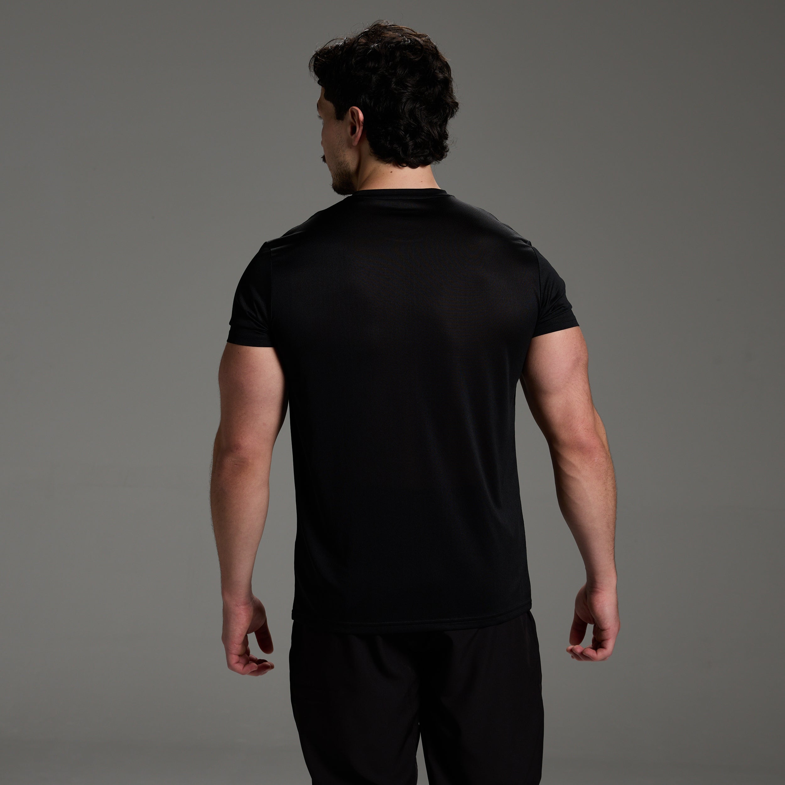 ORIGIN BLACK SLIM FIT PERFORMANCE T SHIRT