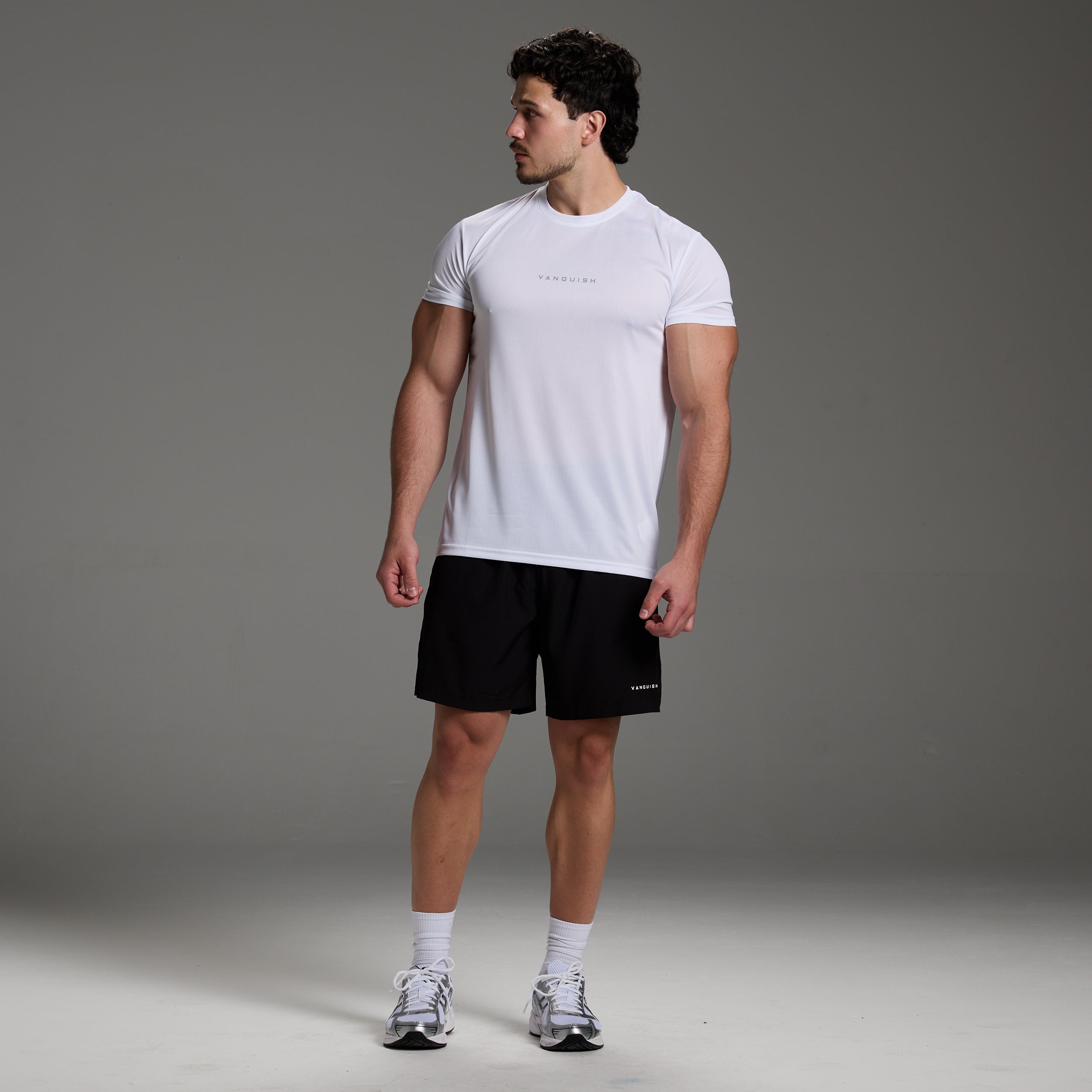 ORIGIN WHITE SLIM FIT PERFORMANCE T SHIRT