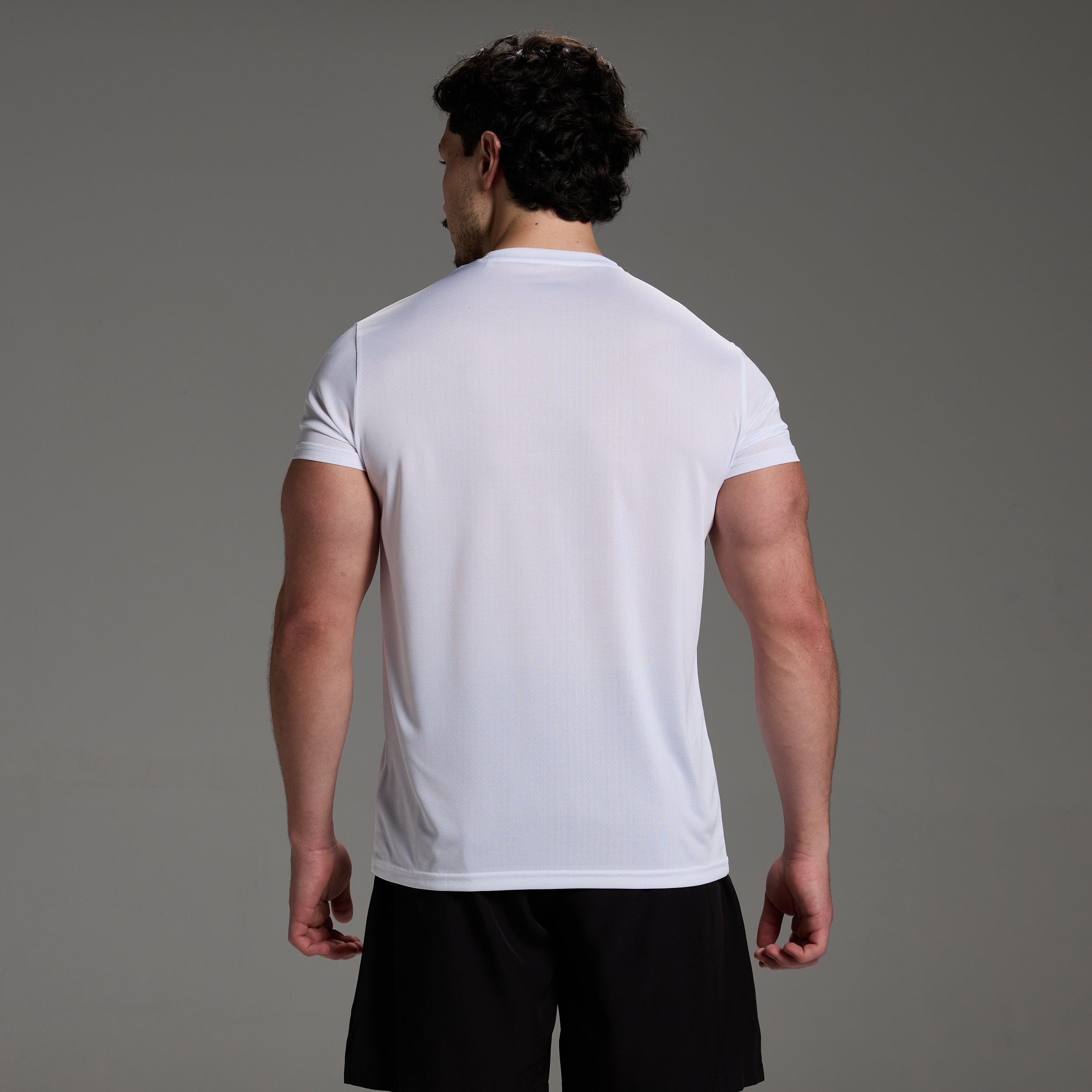ORIGIN WHITE SLIM FIT PERFORMANCE T SHIRT