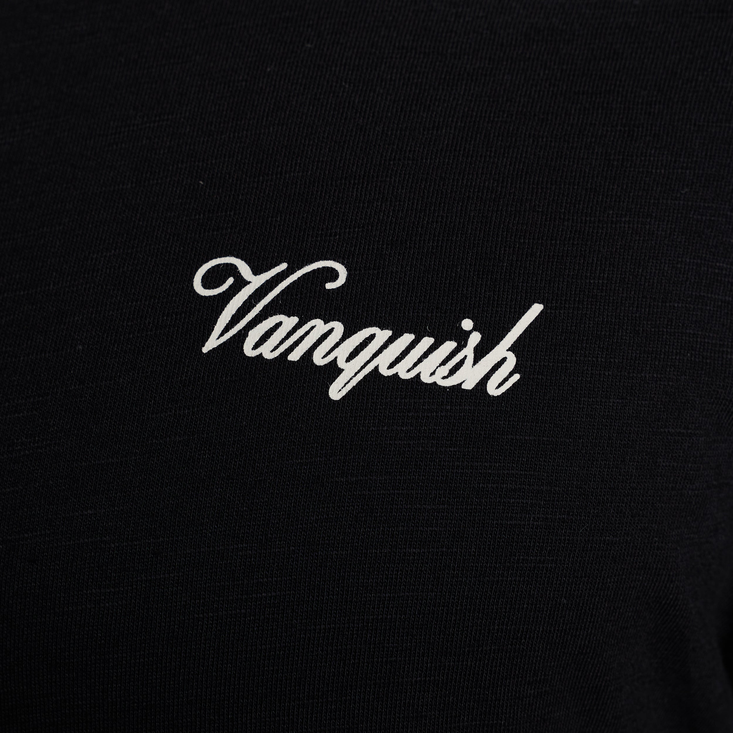 SLUB MINIMAL BLACK OVERSIZED T SHIRT