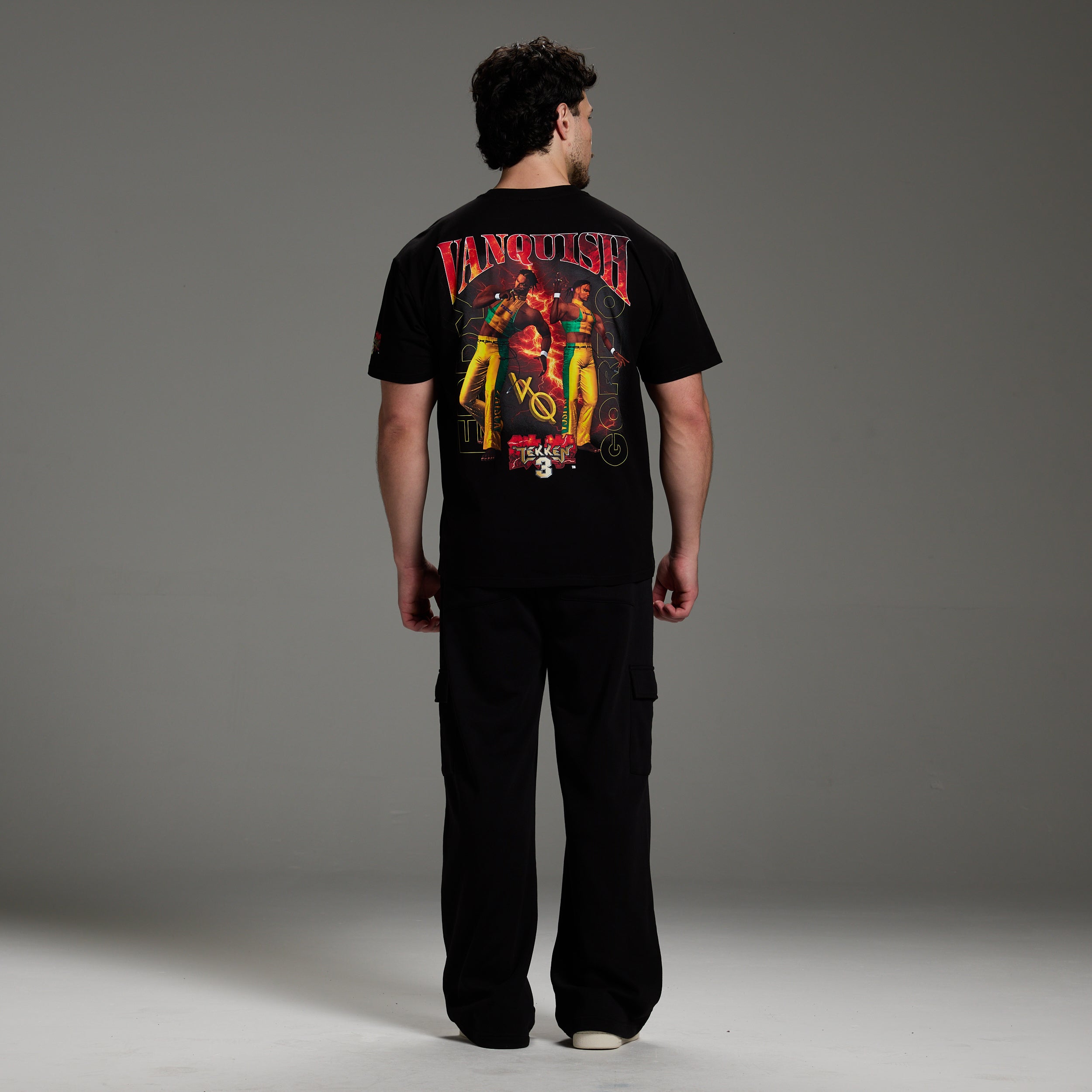 TEKKEN EDDY GORDO BLACK OVERSIZED T SHIRT